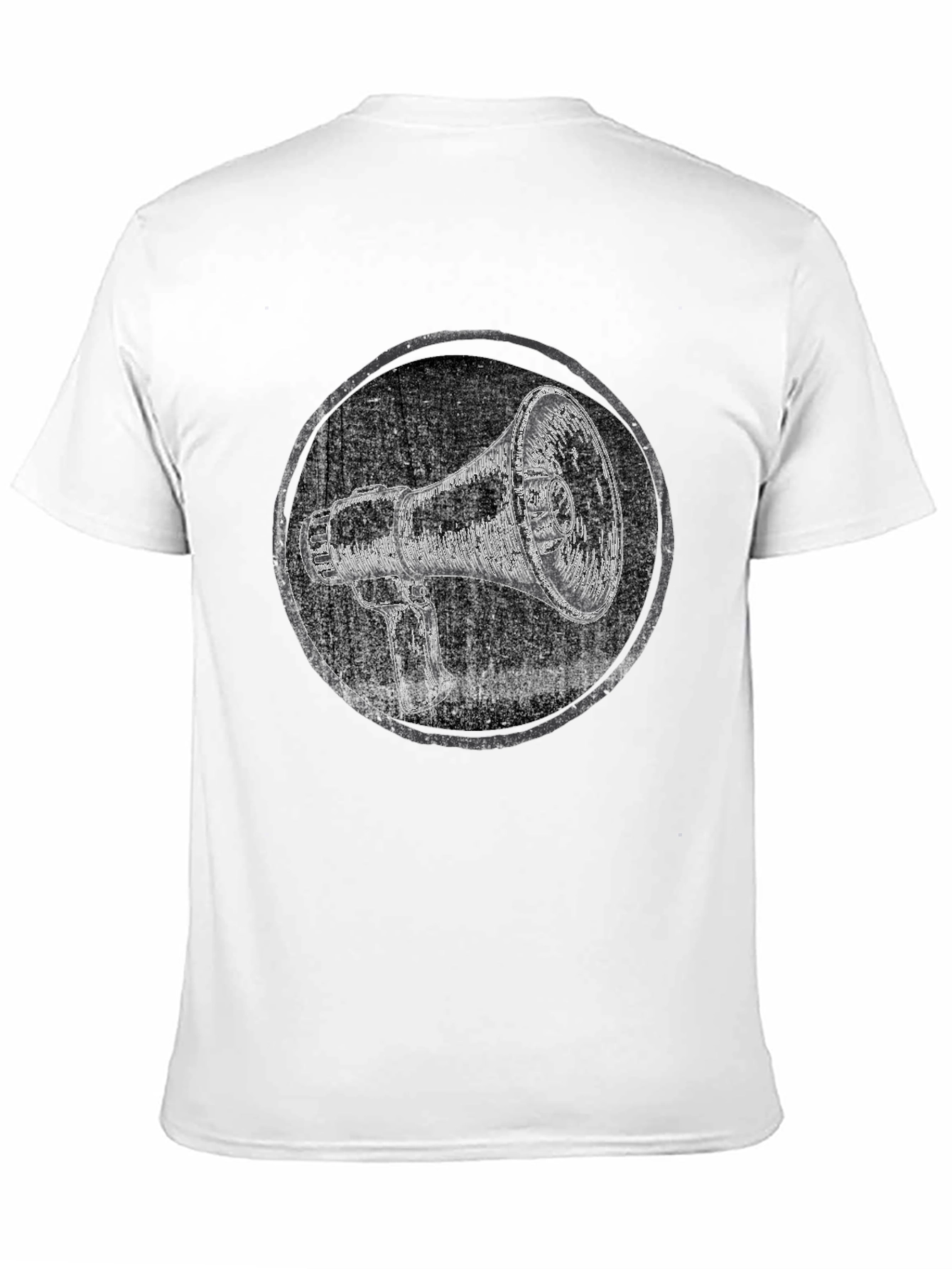 Black Megaphone Graphic Tee - Express Yourself! view 11