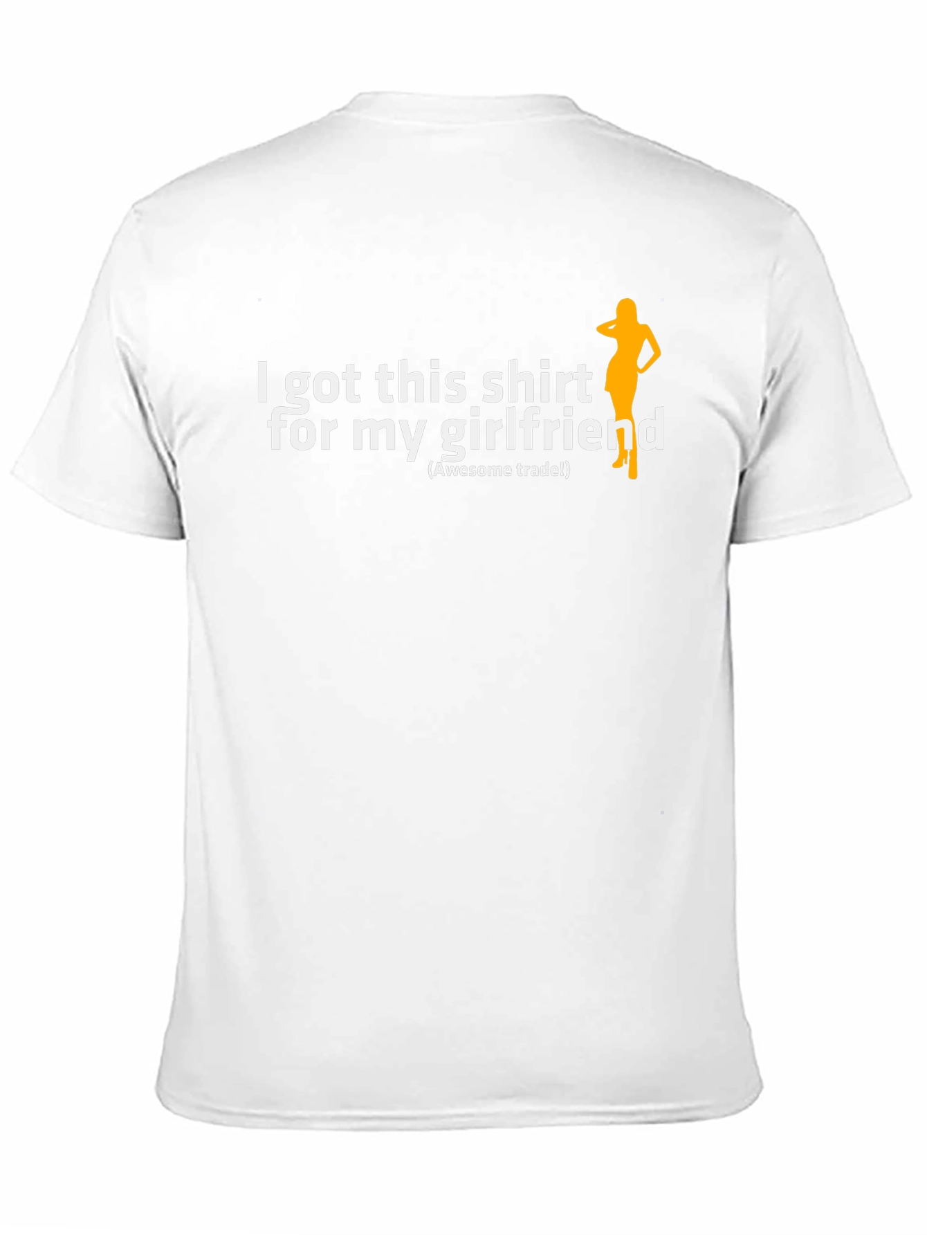 Black Funny "I Got This Shirt for My Girlfriend" T-Shirt view 11