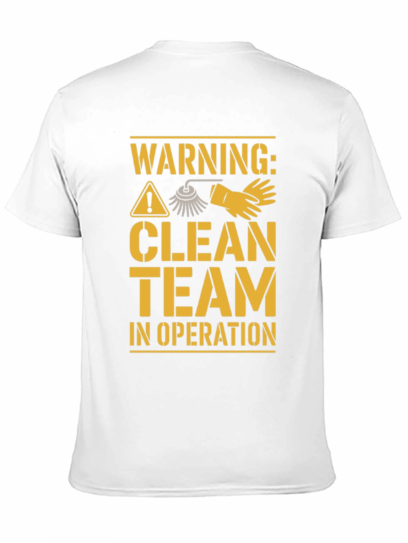 Warning Clean Team T-Shirt - 11