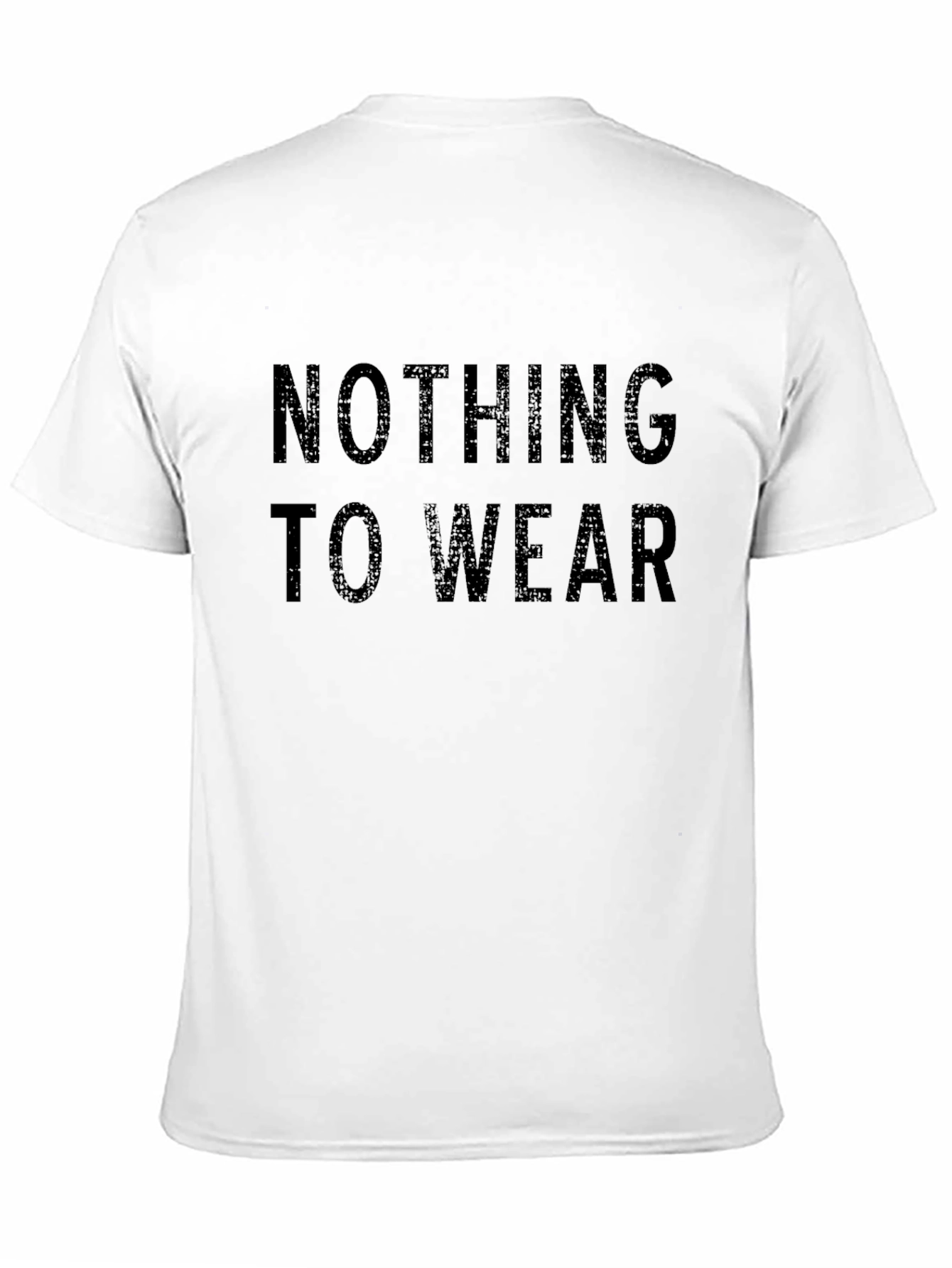Black Nothing To Wear Graphic Tee view 11