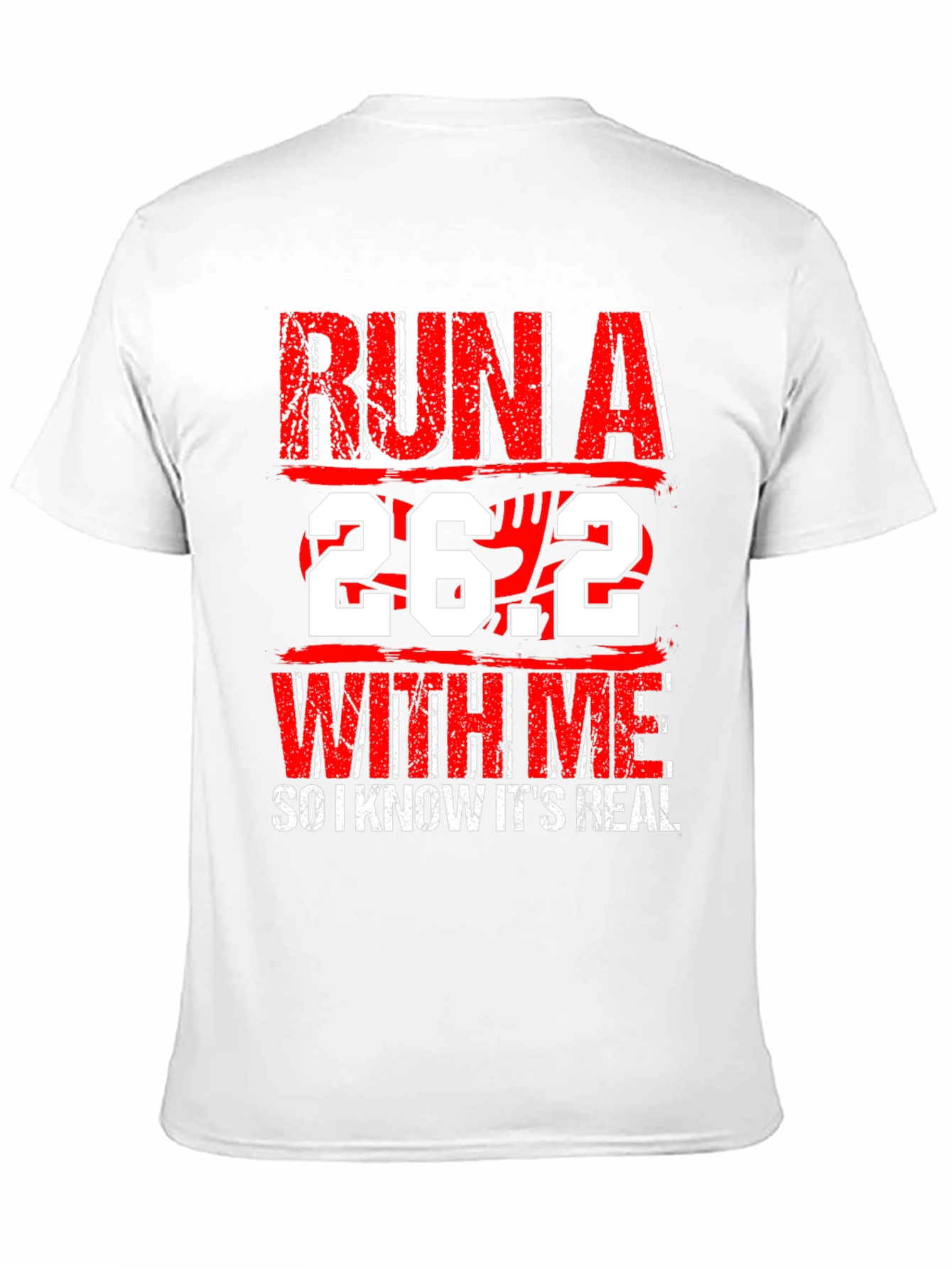 Black Run A 26.2 With Me Graphic T-Shirt view 11