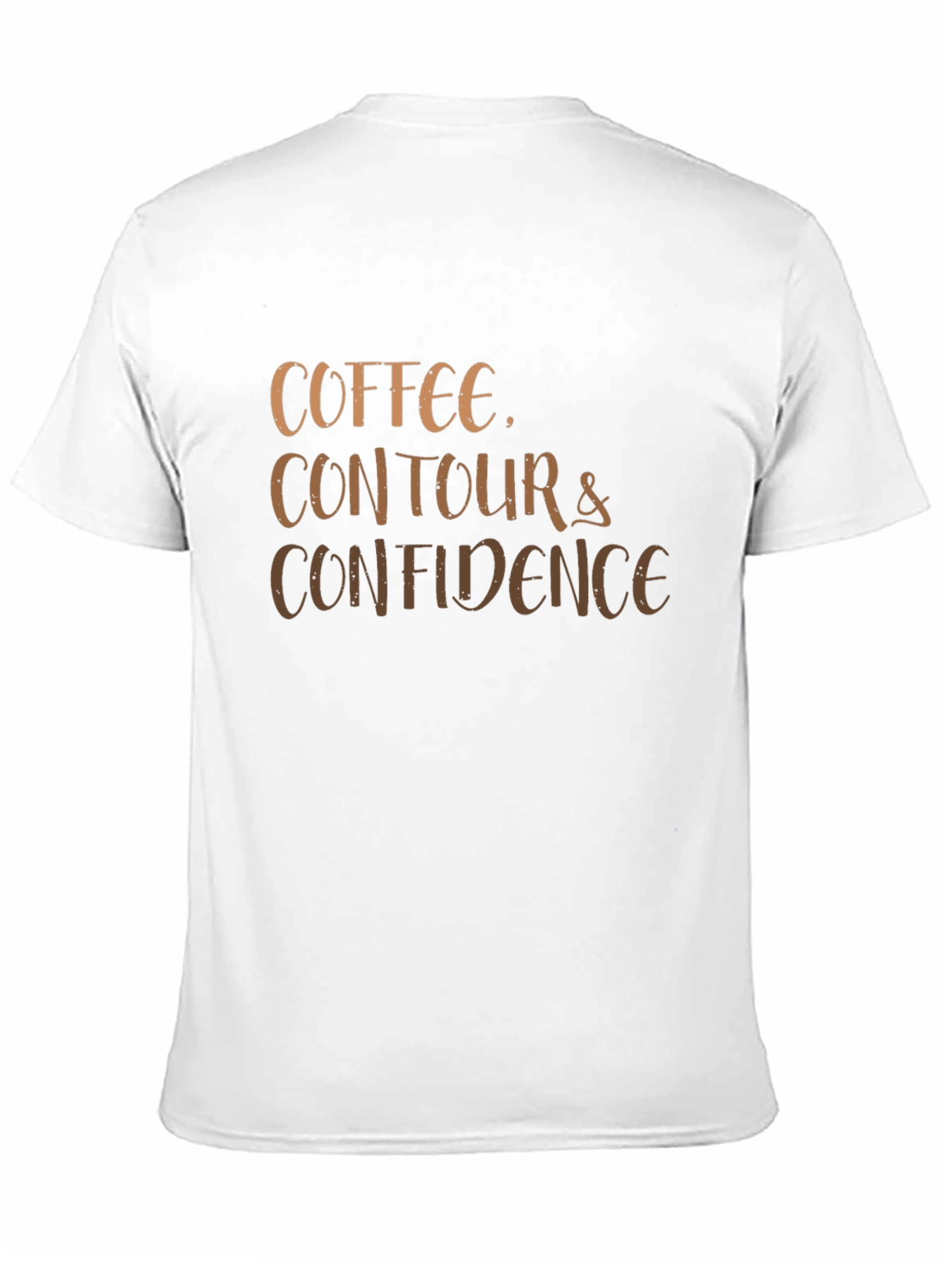 Black Coffee Contour Confidence Graphic Tee view 11