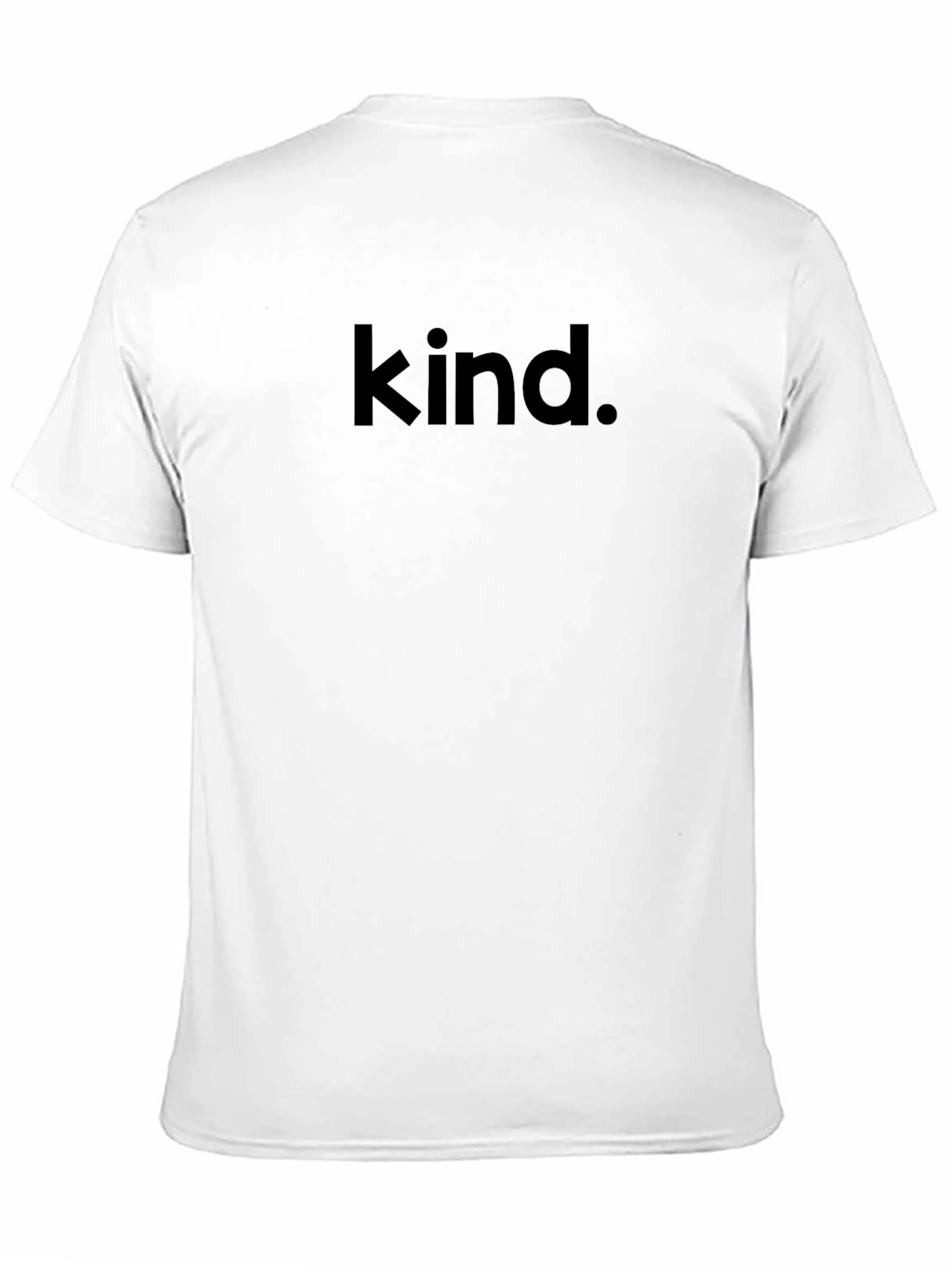 Black Kind T-Shirt - Black, Minimalist Design view 11