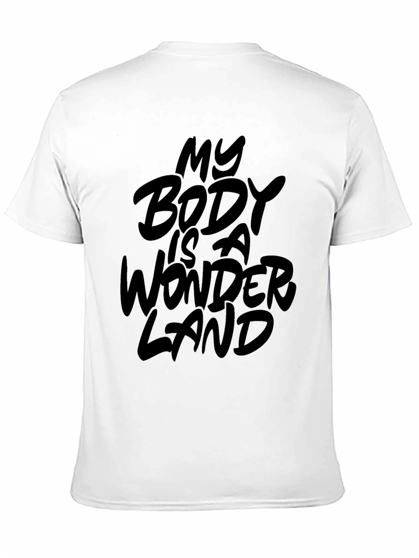 Black My Body Is A Wonderland Graphic T-Shirt view 11