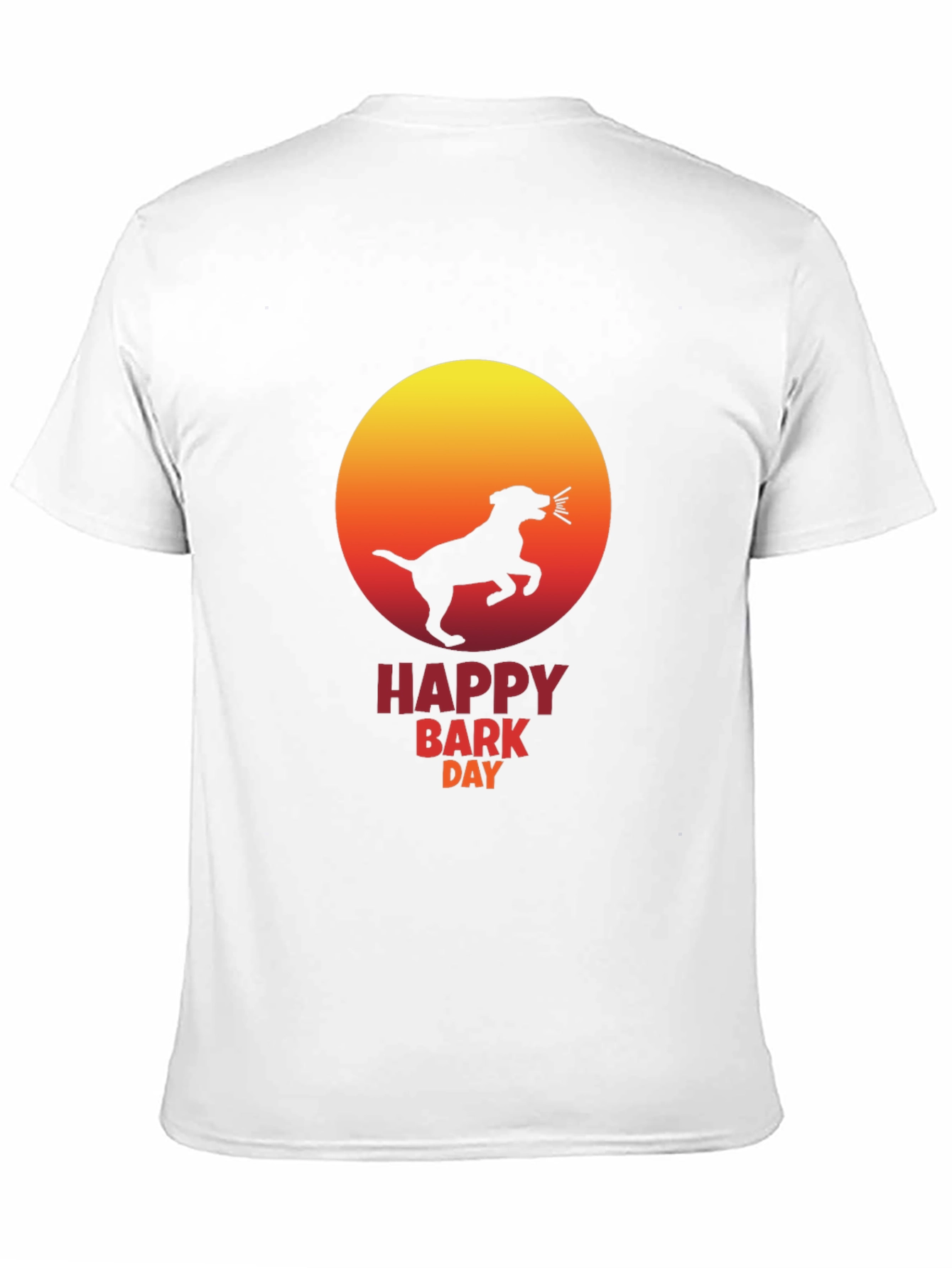 Black Happy Bark Day Black T-Shirt - Dog Lover Tee view 11