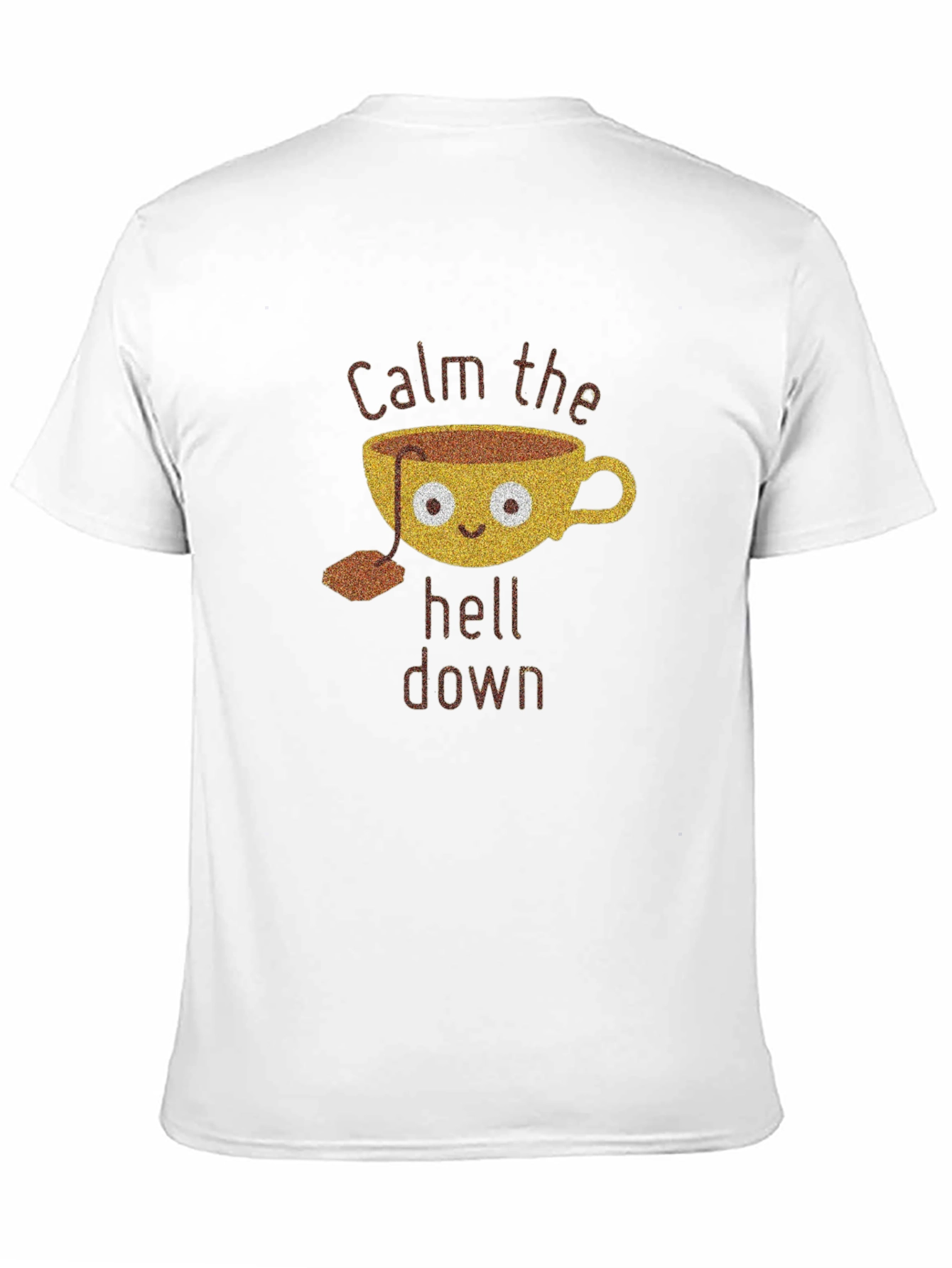 Black Calm the Hell Down Tee view 11