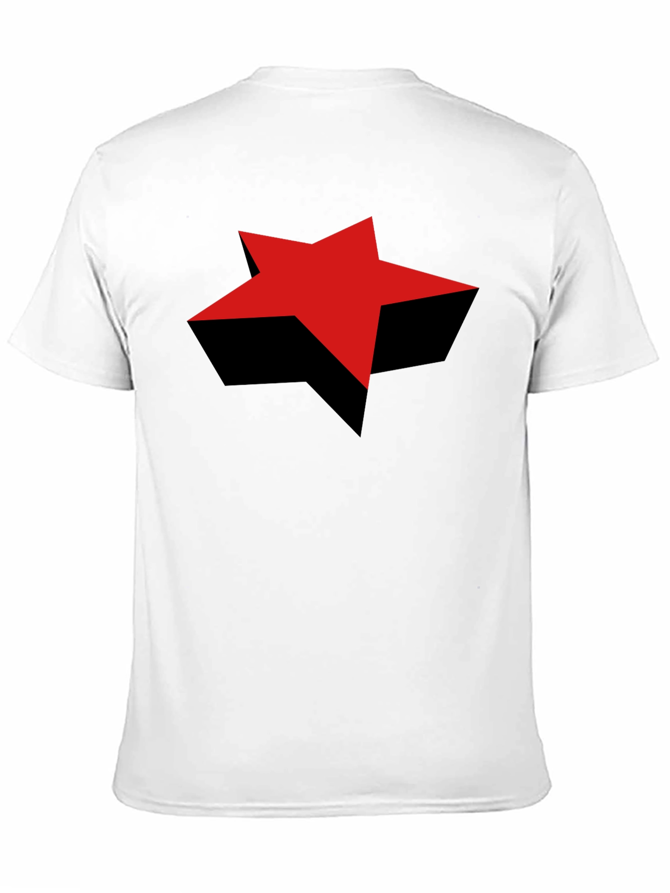 Black Red Star Graphic Black T-Shirt - Bold Style view 11