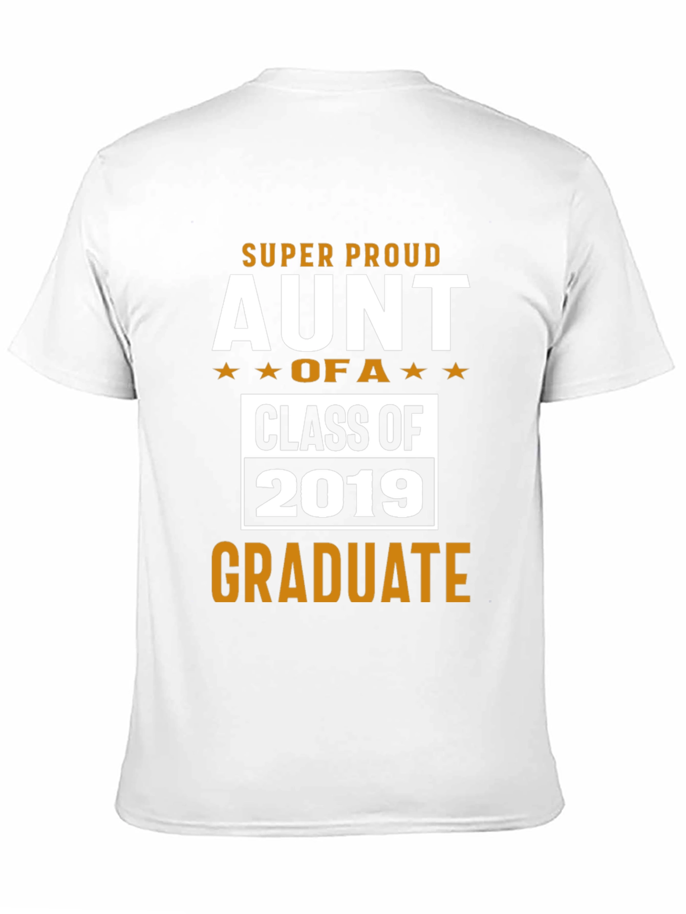 Black Super Proud Aunt of a 2019 Graduate T-Shirt view 11