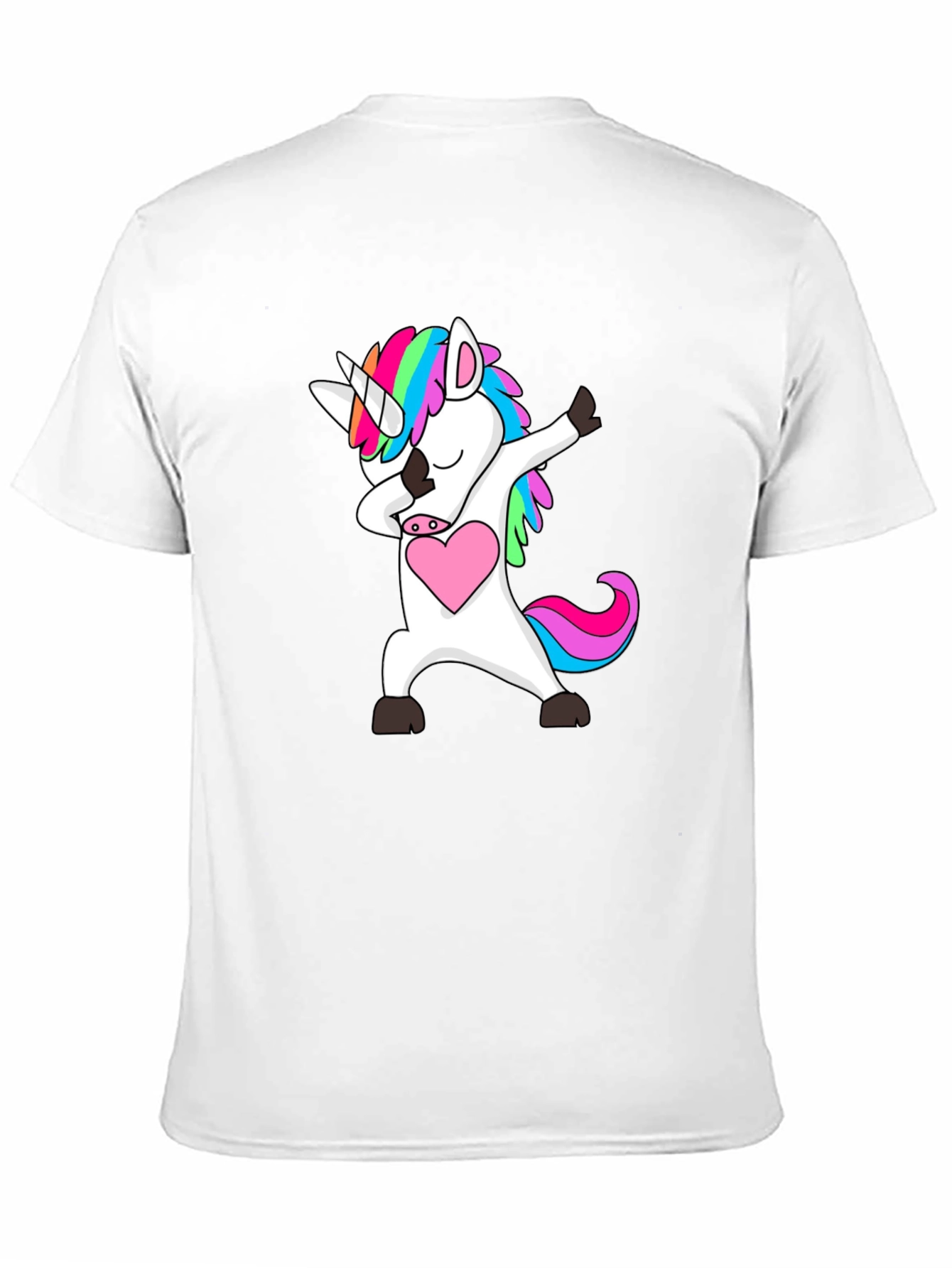 Black Unicorn Dab T-Shirt - Men's Black Graphic Tee view 11