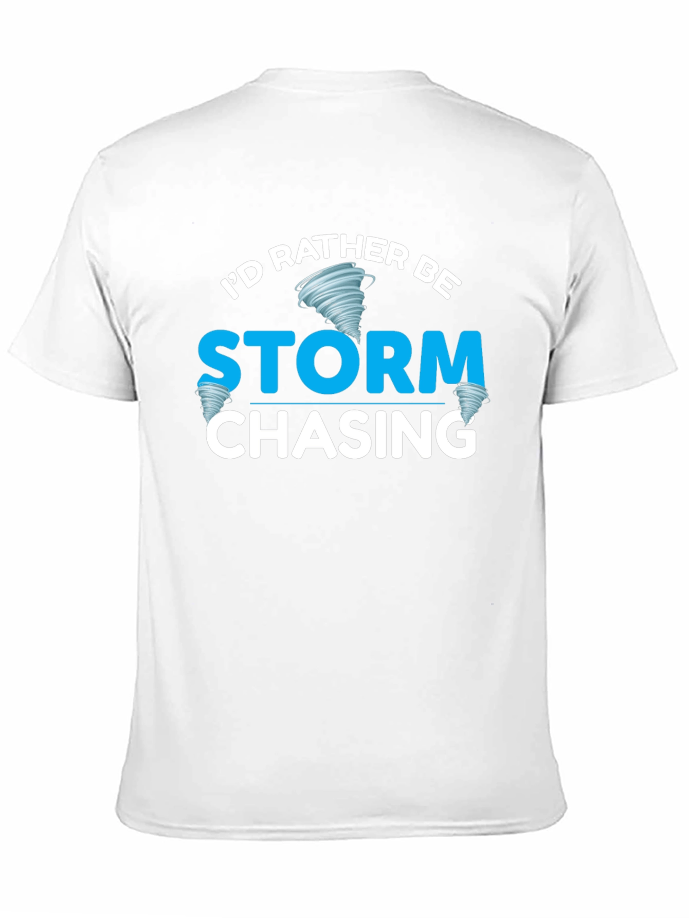 Black Storm Chaser Graphic Tee - Weather Enthusiast Shirt view 11