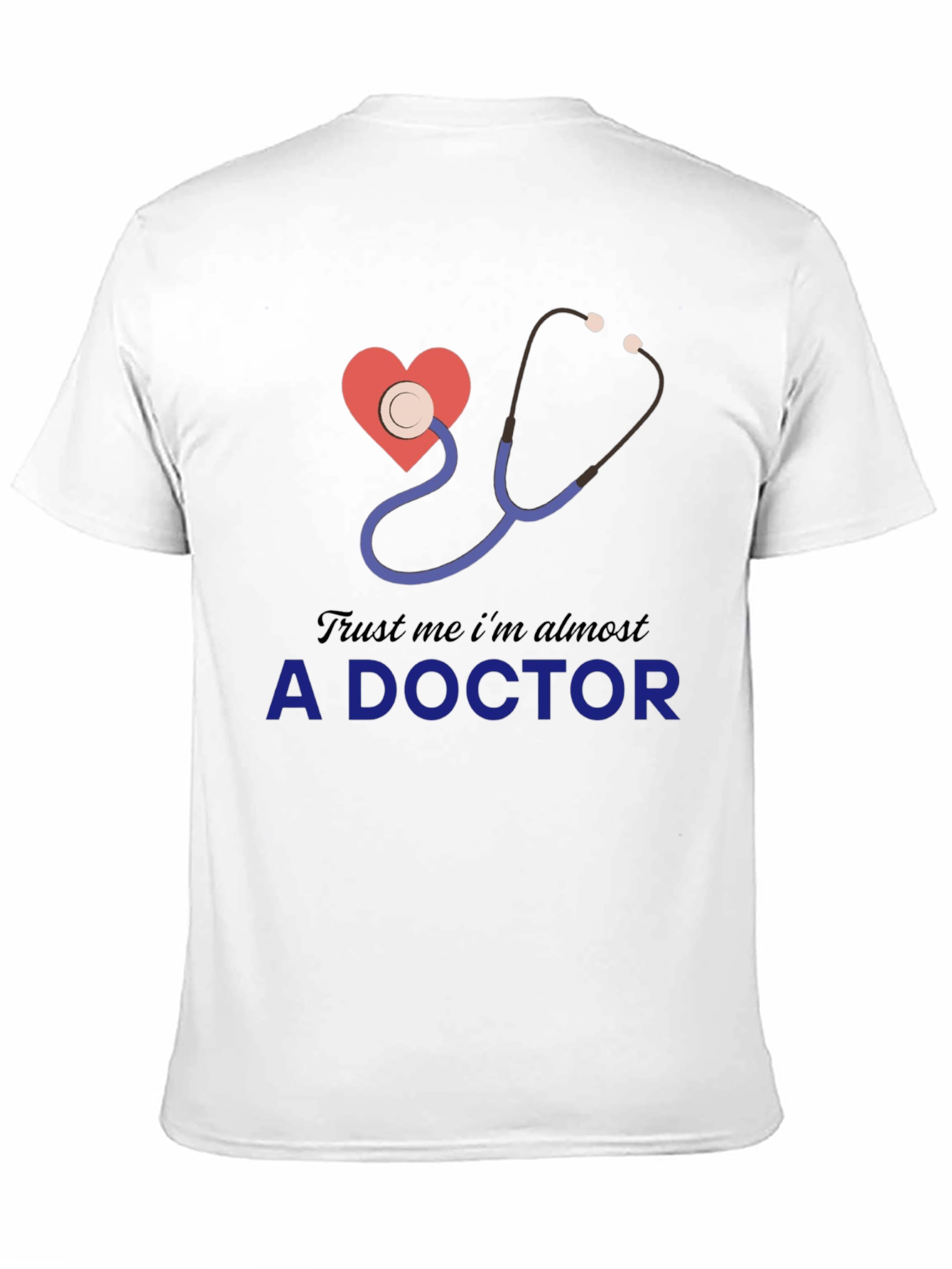 Black Future Doctor T-Shirt Funny Pre-Med Student Gift Tee view 11