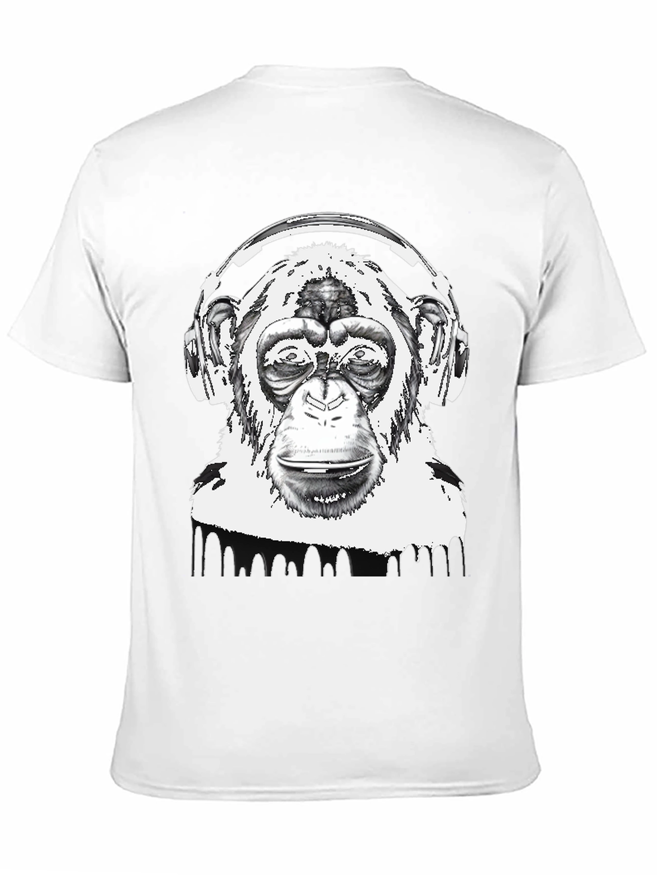 Black Monkey DJ Graphic Tee - Cool & Unique Design view 11