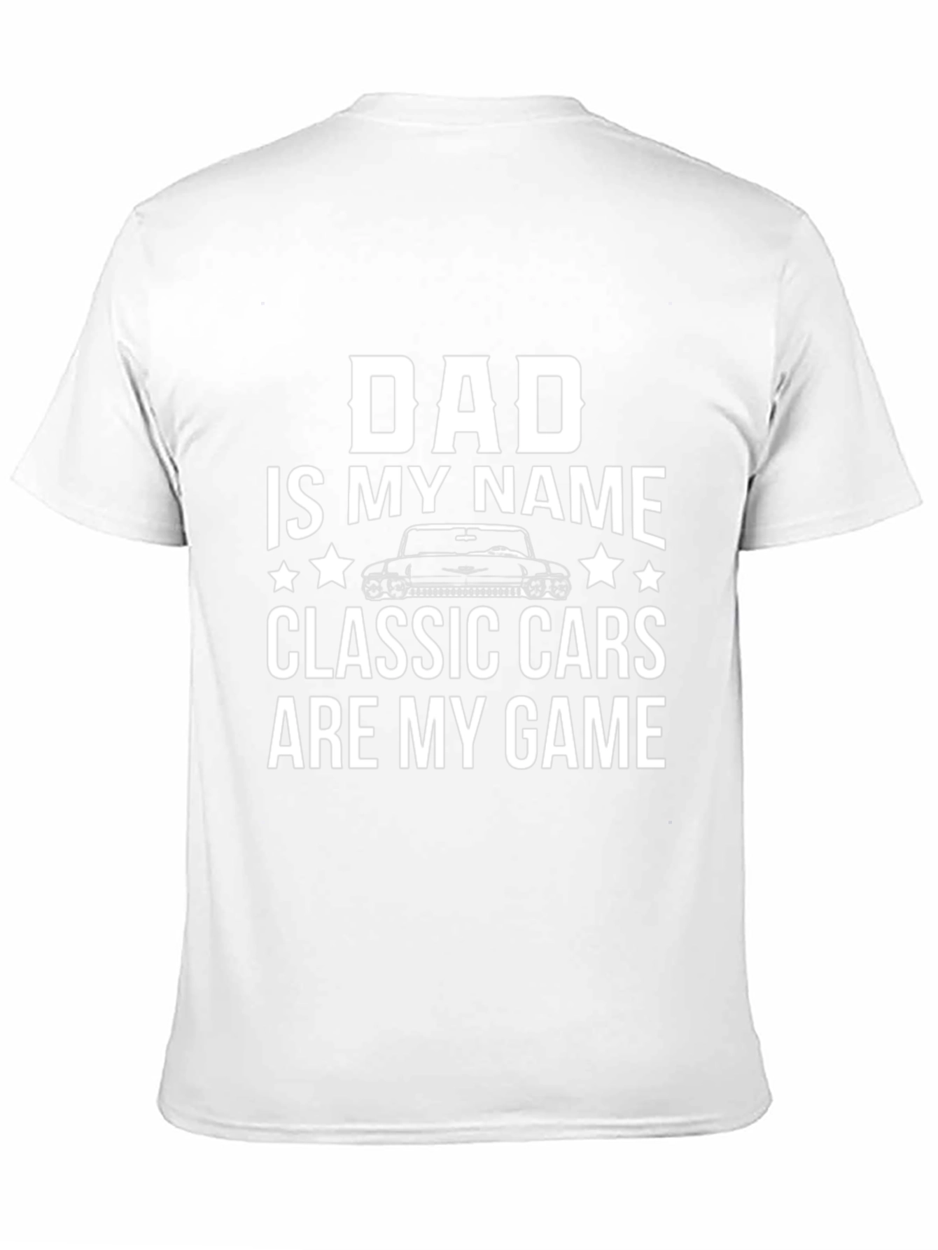 Black Dad Is My Name Classic Cars Are My Game T-Shirt view 11