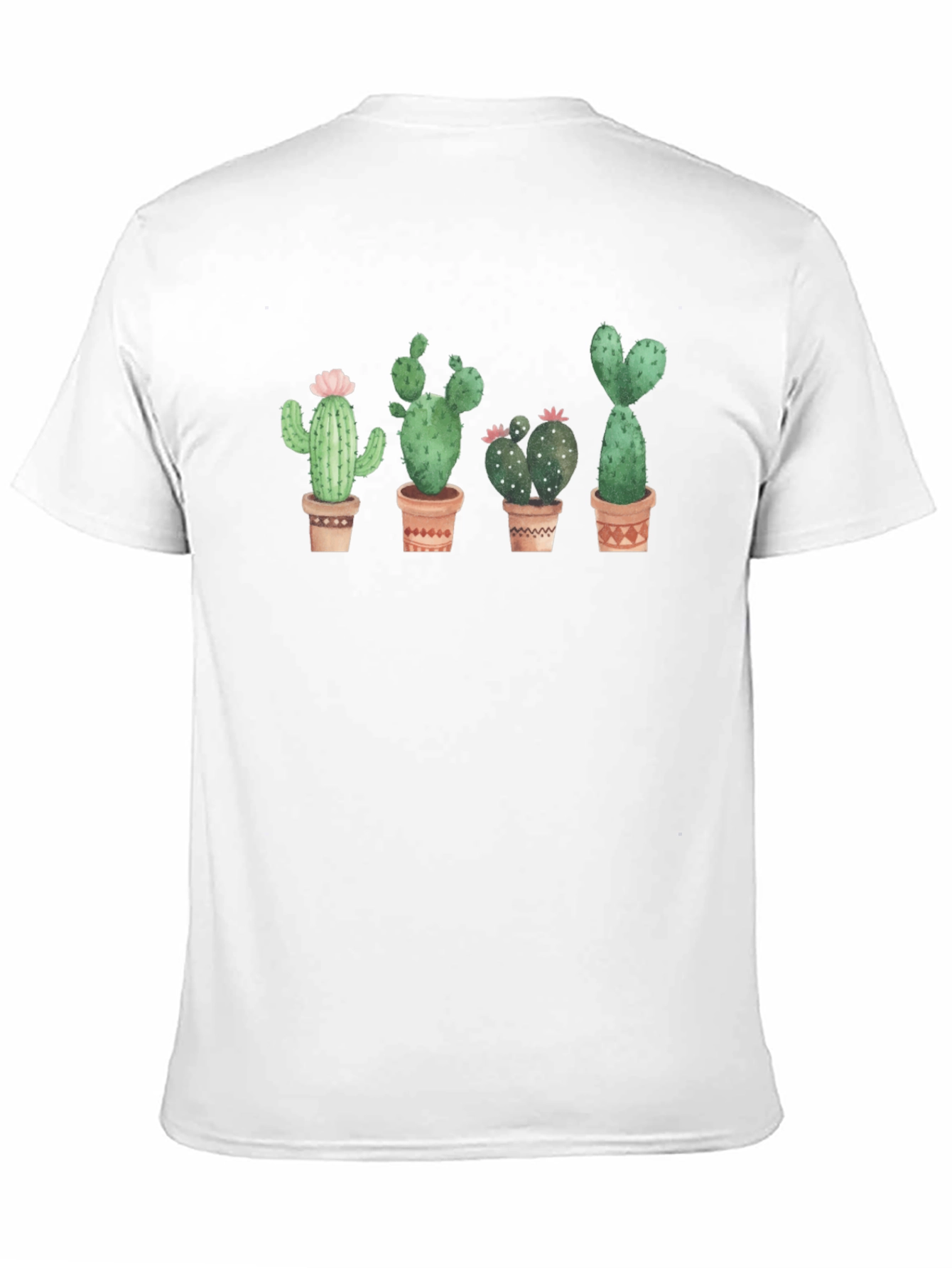 Black Cactus Plant Graphic Black T-Shirt view 11