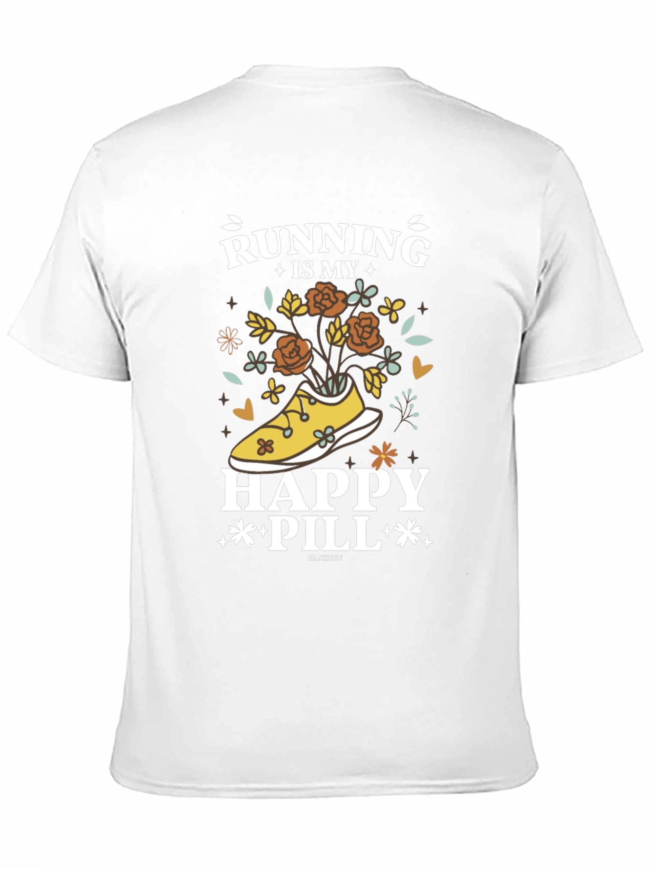 Running is My Happy Pill T-Shirt - 11