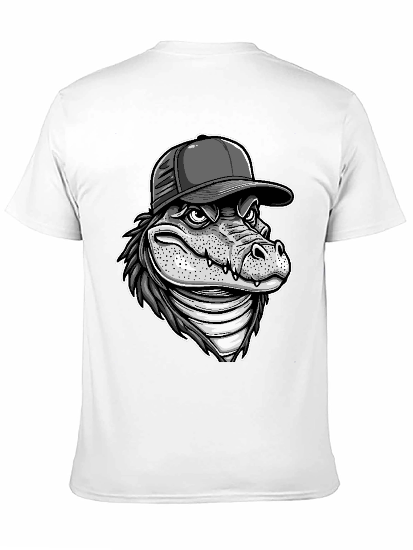 Black Alligator Graphic Tee view 11