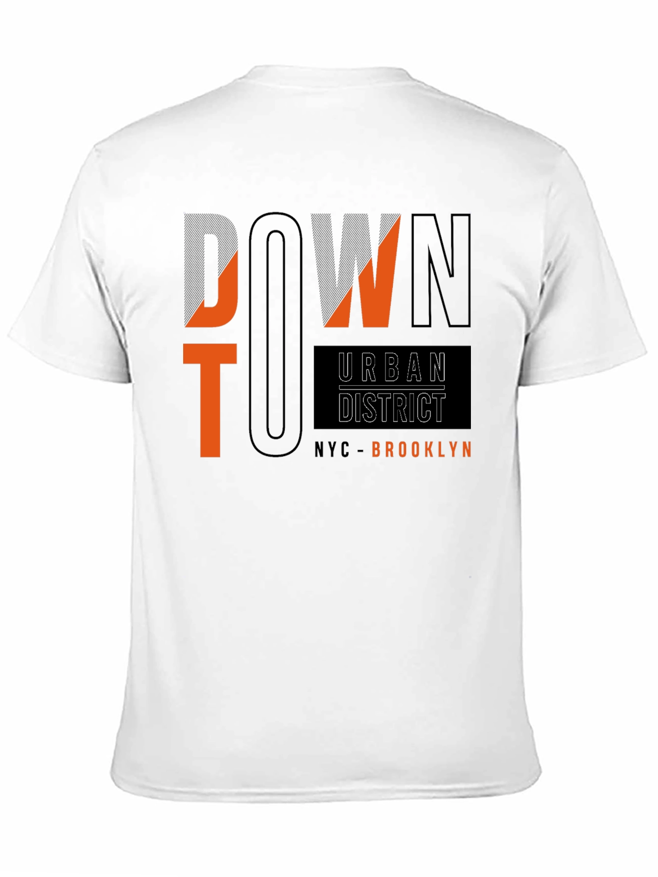 Black Downtown Urban District Black Graphic Tee view 11