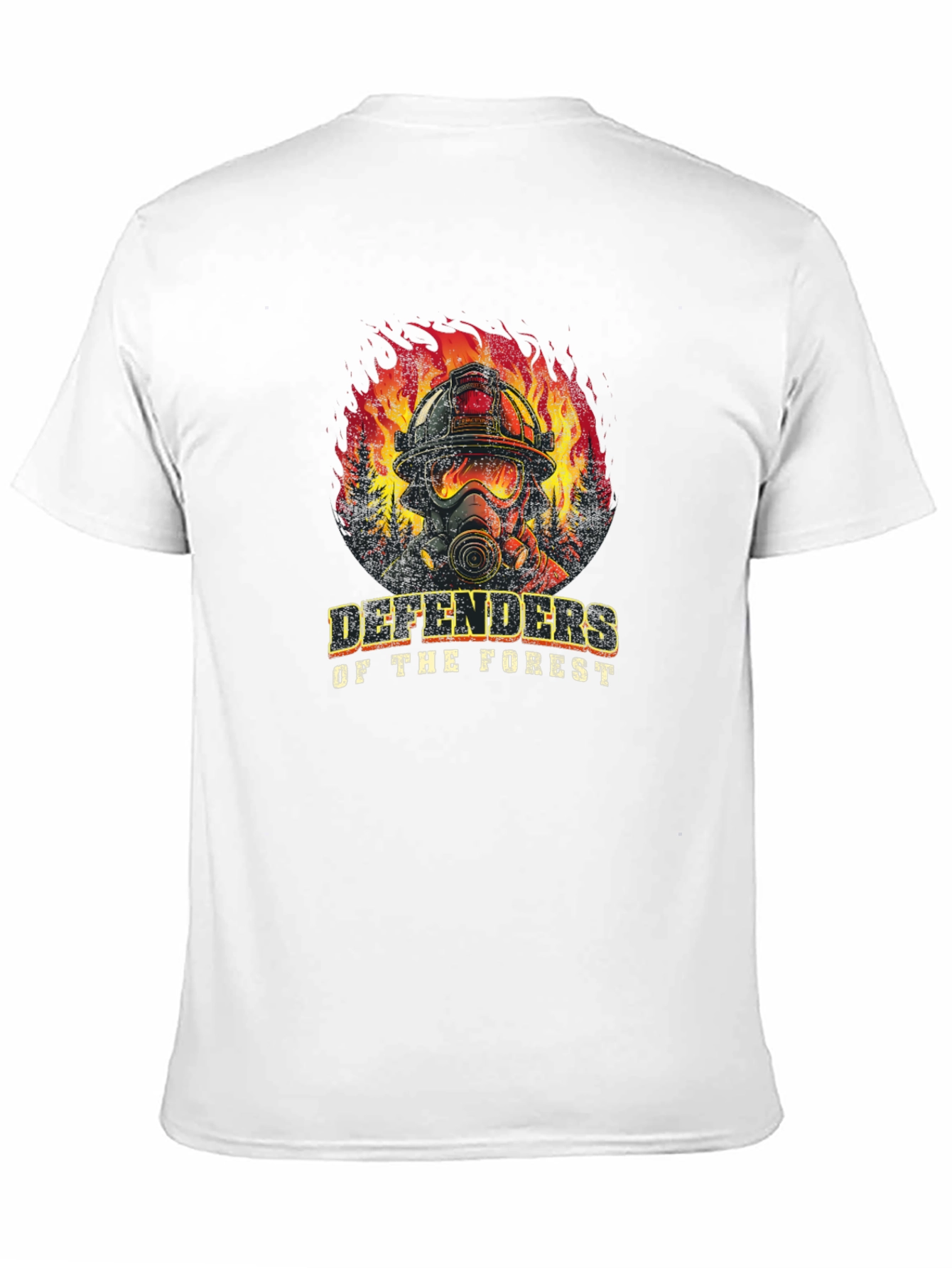 Black Defenders of the Forest Graphic T-Shirt view 11
