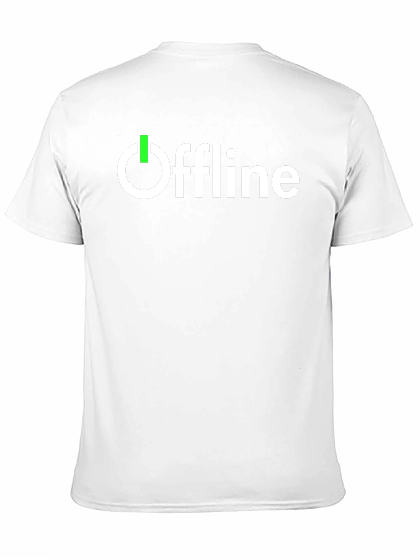 Black Offline Mode T-Shirt - Geeky Style view 11