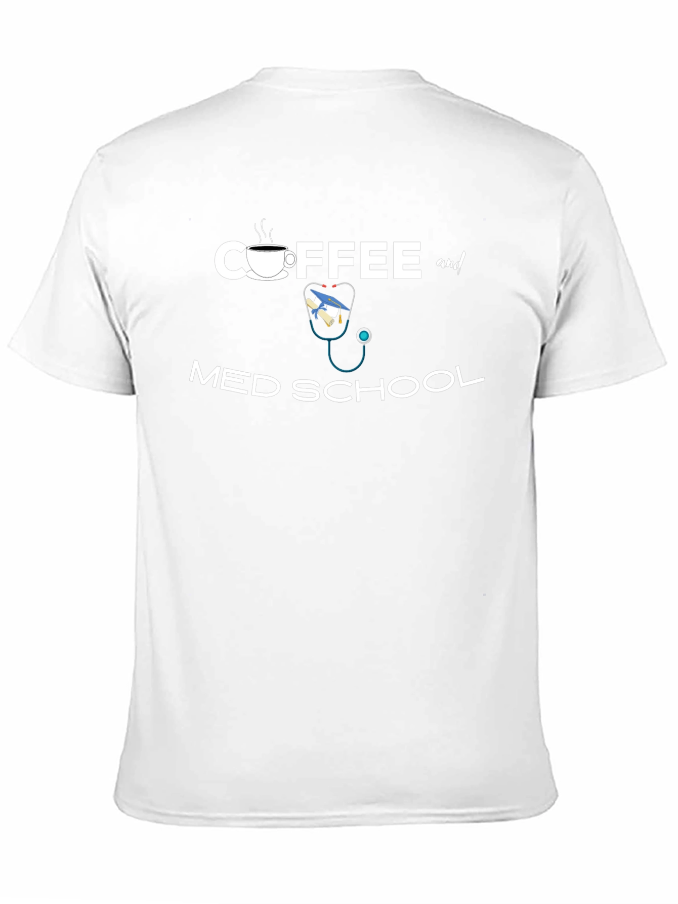 Black Coffee and Med School T-Shirt view 11