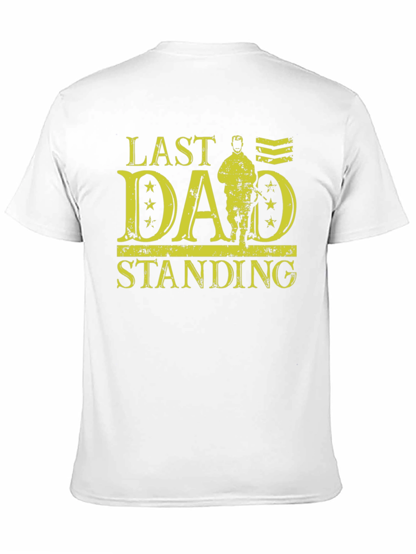 Black Last Dad Standing Graphic Tee view 11