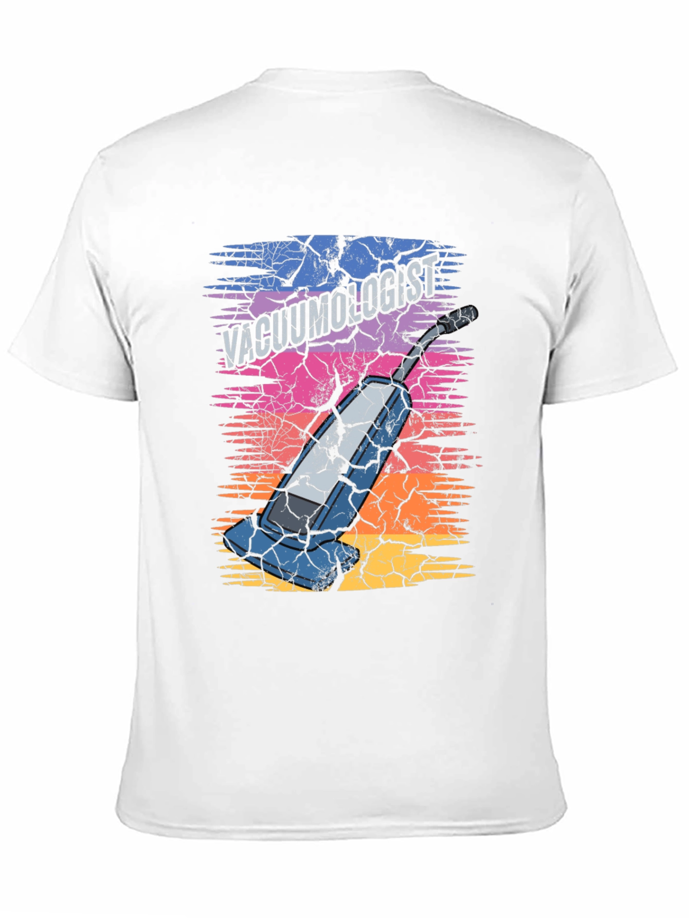 Black Vacuumologist Graphic Tee - Novelty T-Shirt view 11