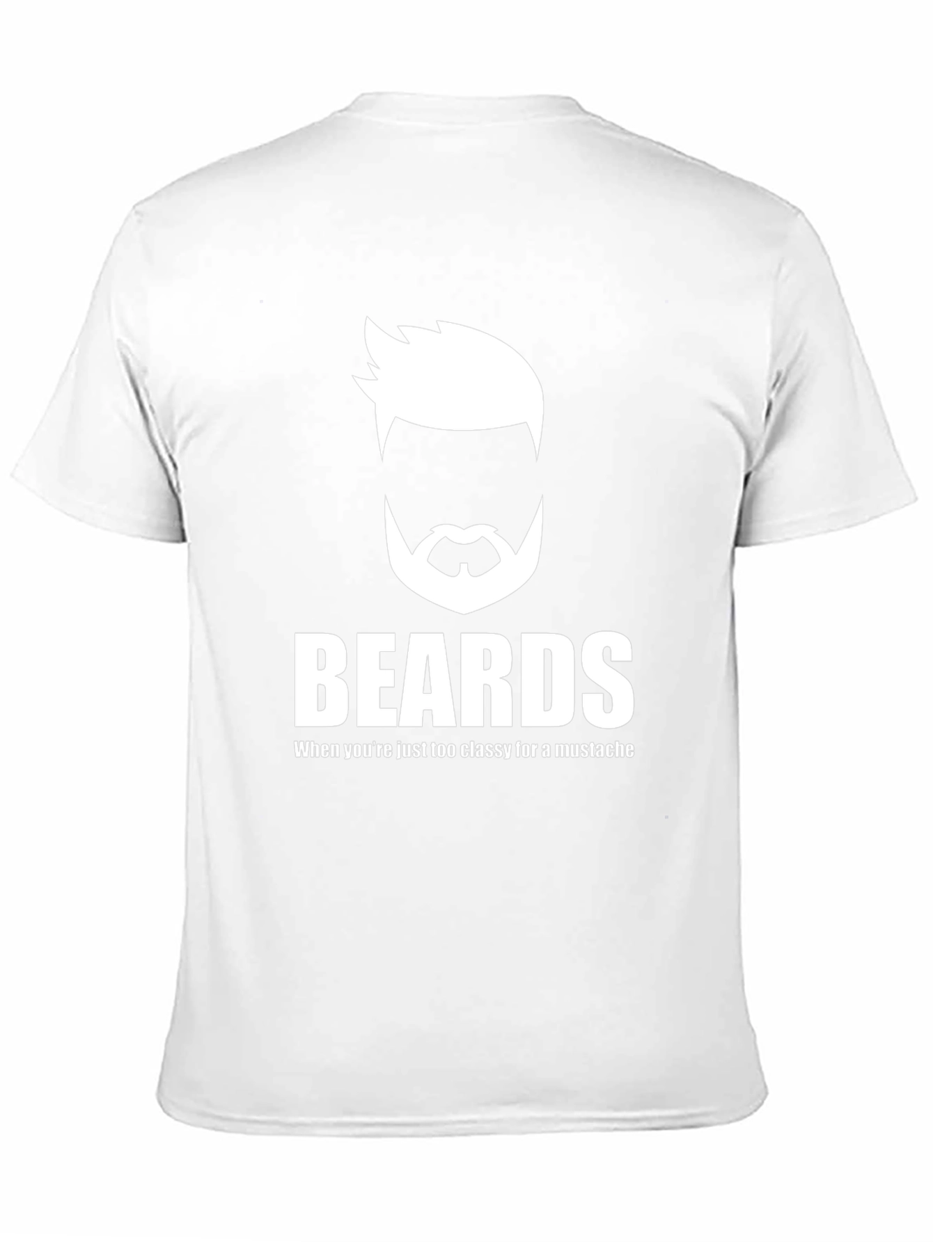 Black Beards Classy Graphic Tee - Cool Men's T-Shirt view 11