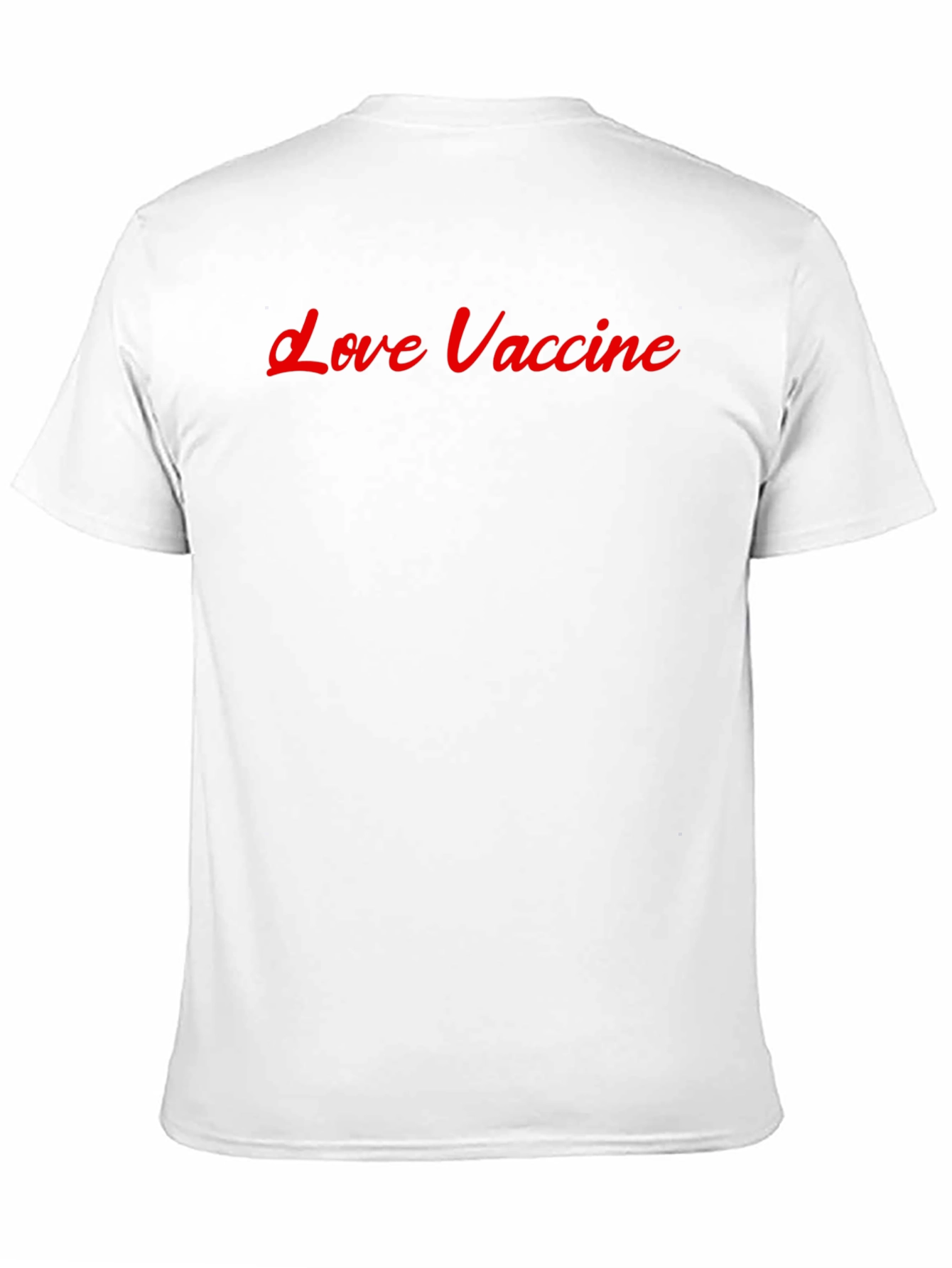 Black Love Vaccine Black Graphic Tee Shirt view 11