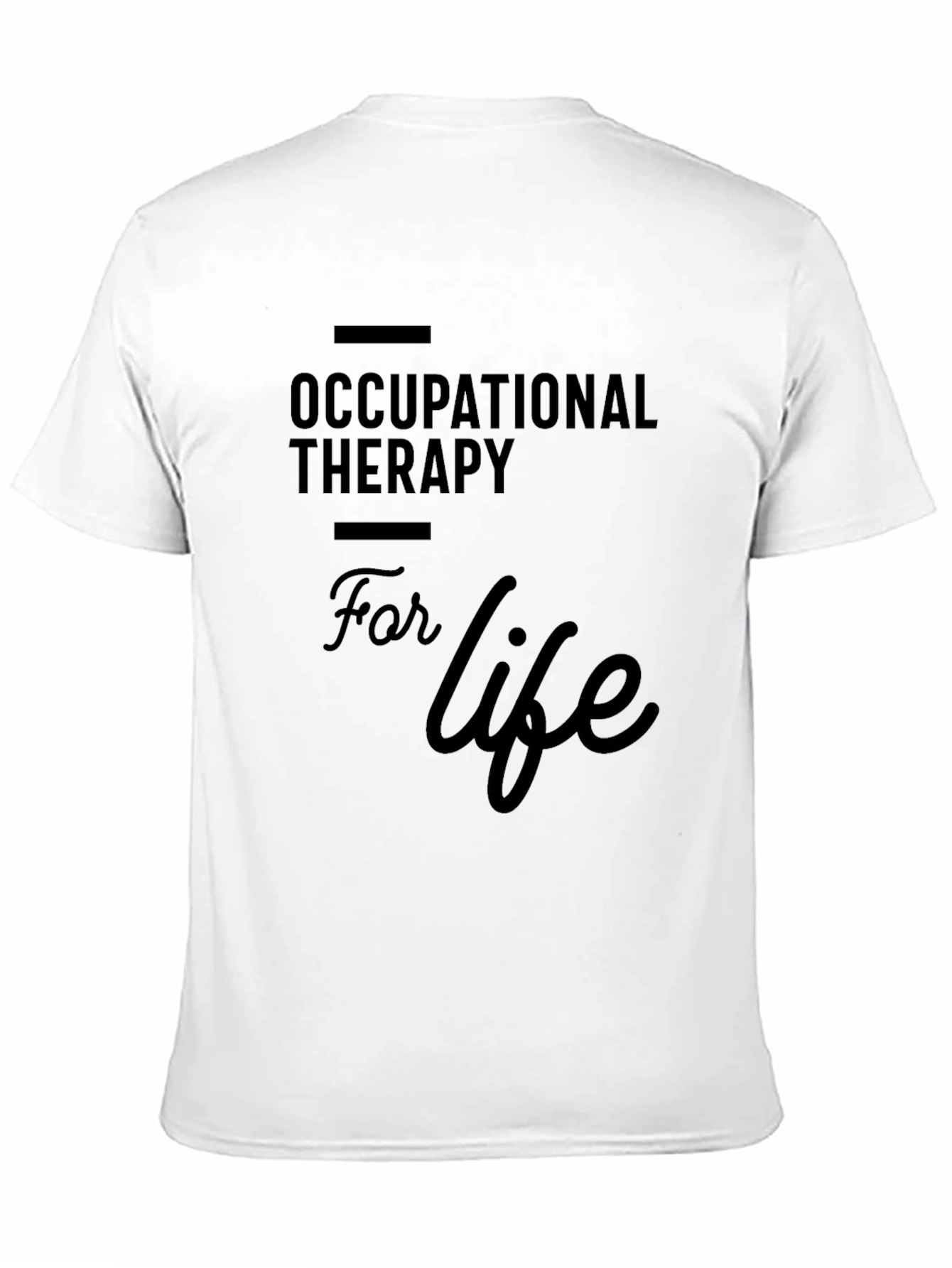 Black Occupational Therapy For Life Black T-Shirt view 11
