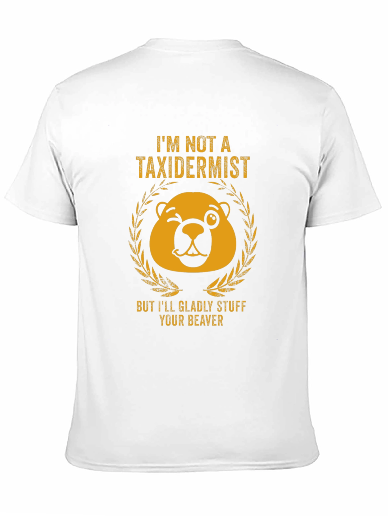 Black Funny Taxidermist Beaver Graphic T-Shirt view 11