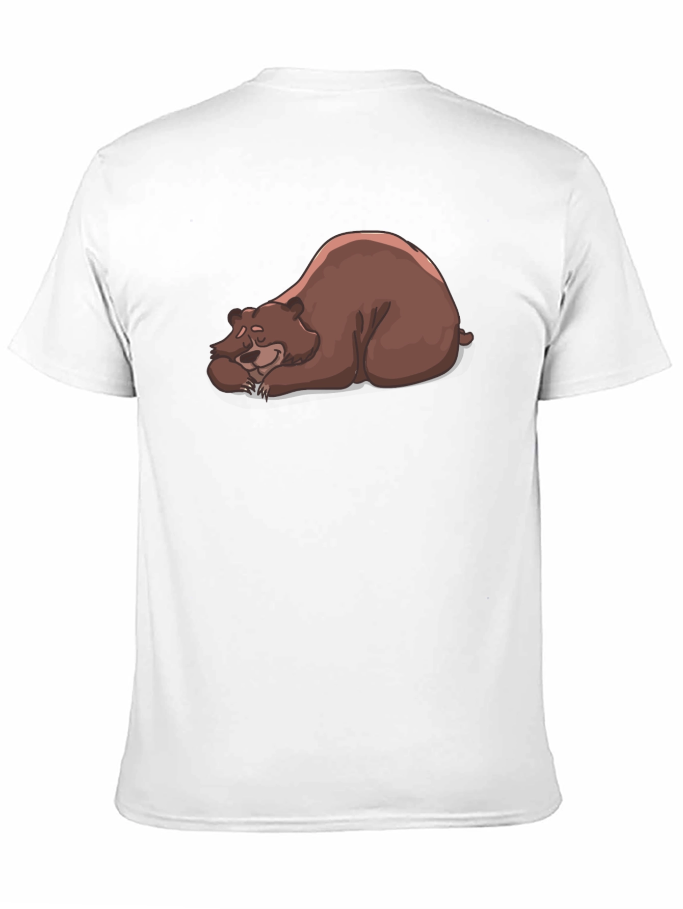 Black Sleeping Bear Graphic Tee - Casual Comfort Style view 11