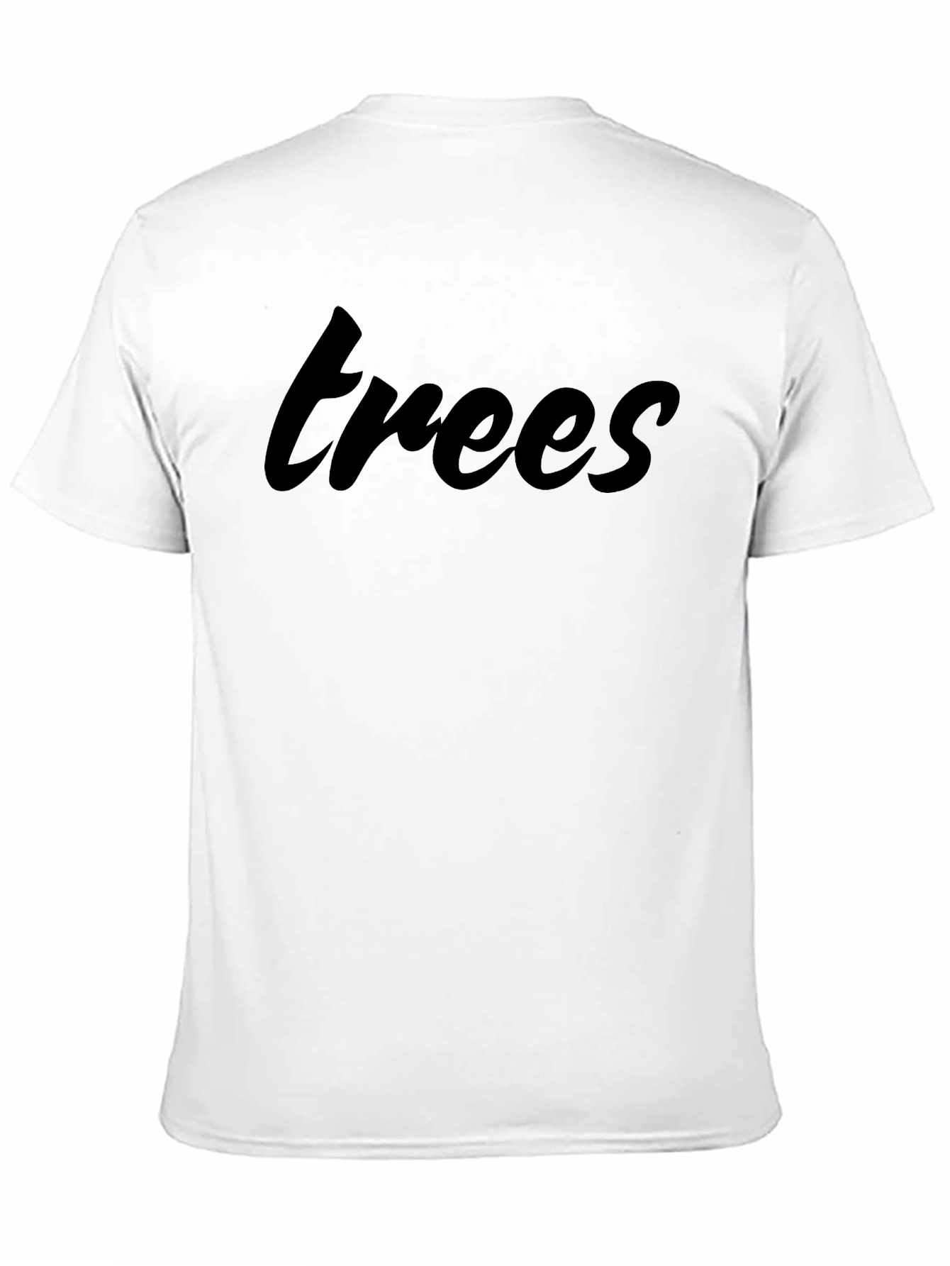Black Trees Graphic Print Black T-Shirt view 11