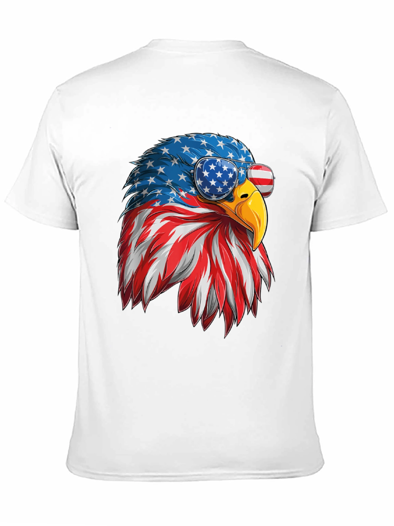 Black Patriotic Eagle Graphic Tee view 11