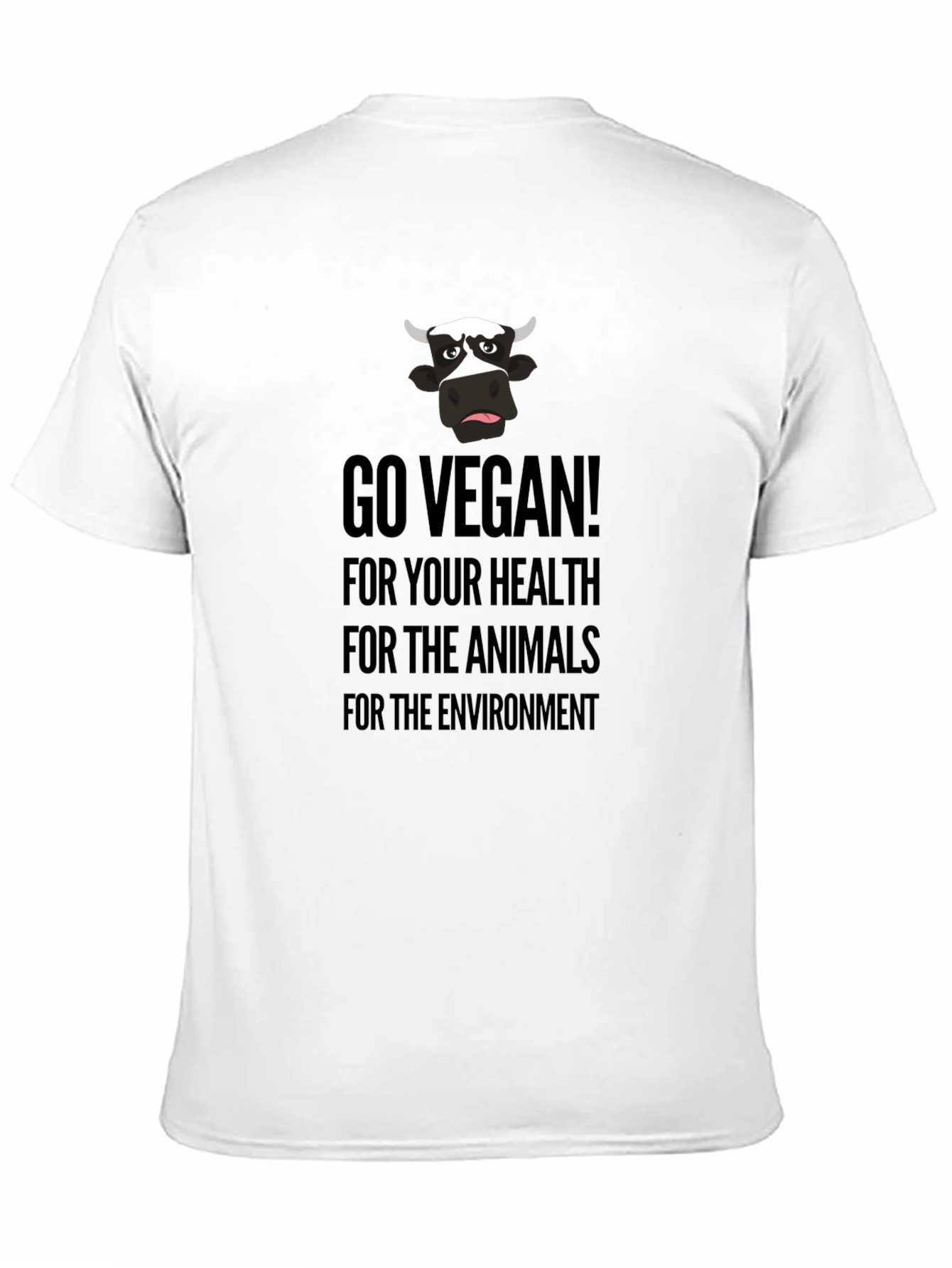 Go Vegan Graphic Tee - Health, Animals, Environment - 11