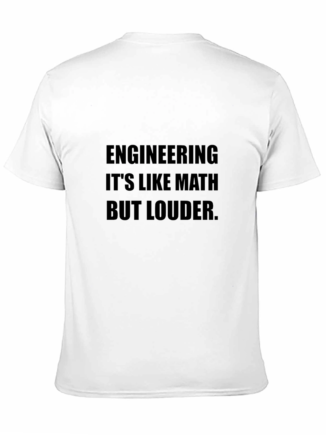 Black Engineering: Louder Than Math T-Shirt view 11