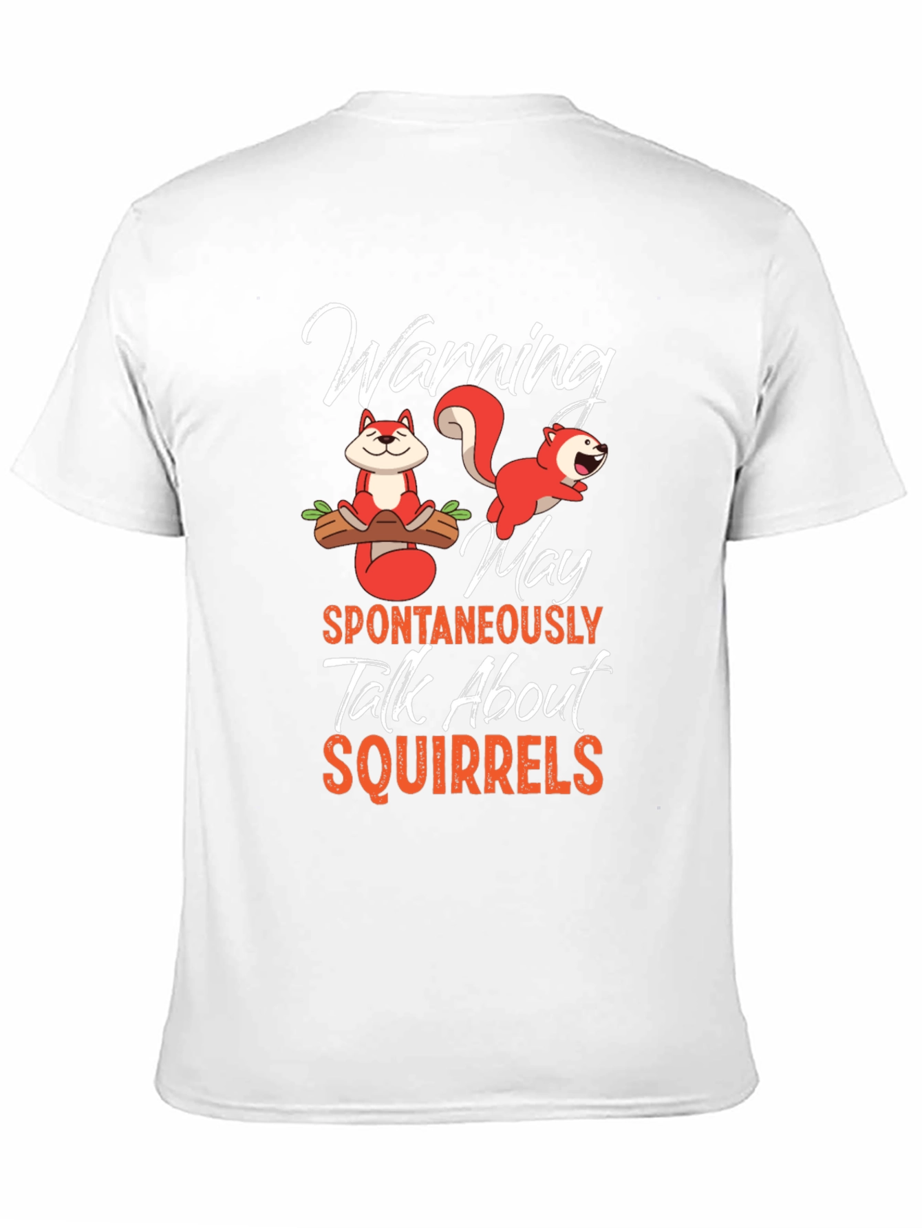 Black Funny Squirrel Graphic T-Shirt view 11