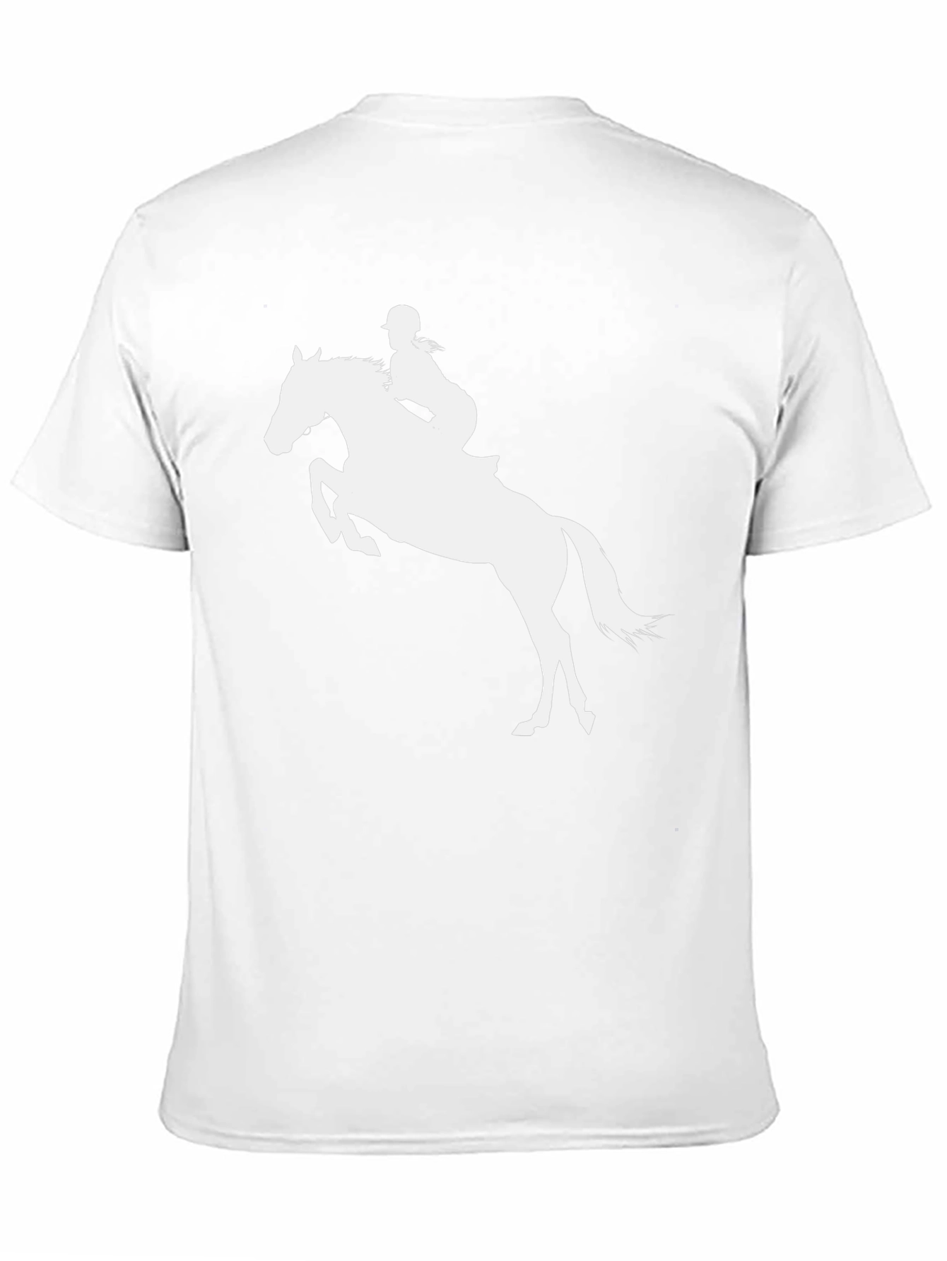 Black Equestrian Horse Riding T-Shirt - Black view 11