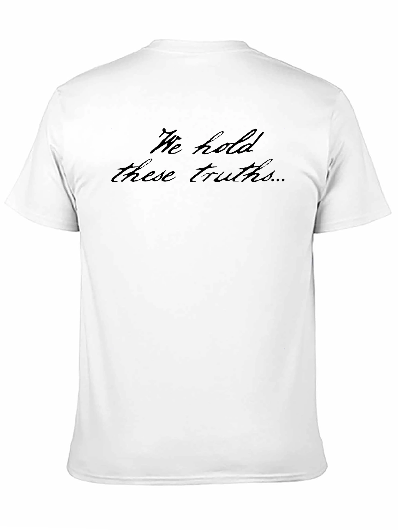 Black We Hold These Truths T-Shirt view 11