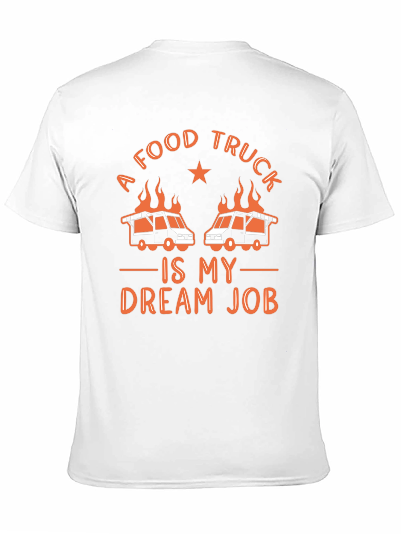 Black Food Truck Dream Job Graphic Tee view 11