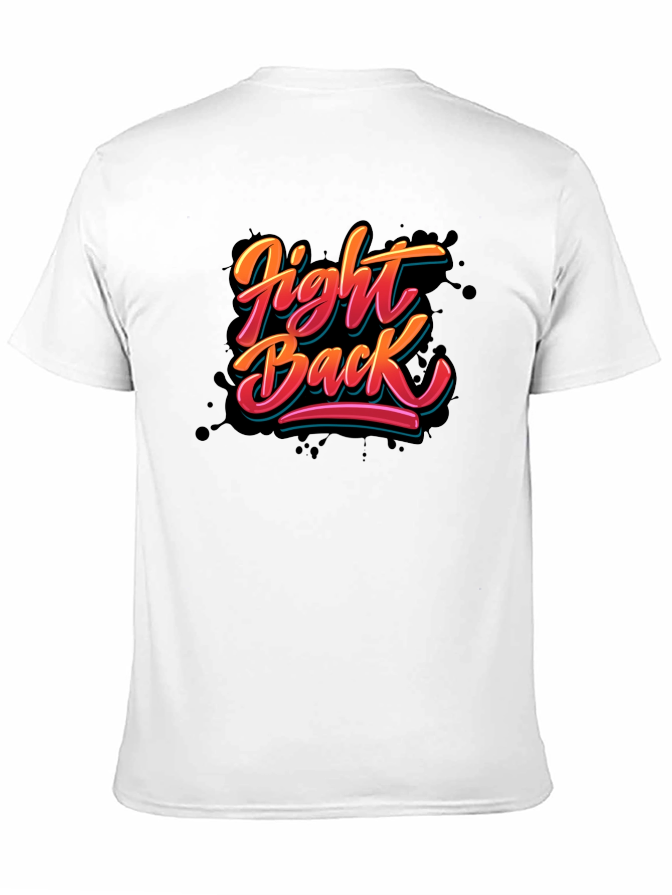 Black Fight Back Graphic T-Shirt - Bold Statement Tee view 11
