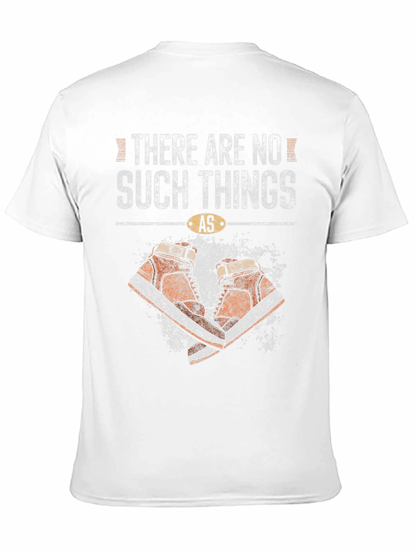 Black There are No Such Things As Sneakers Graphic T-Shirt view 11
