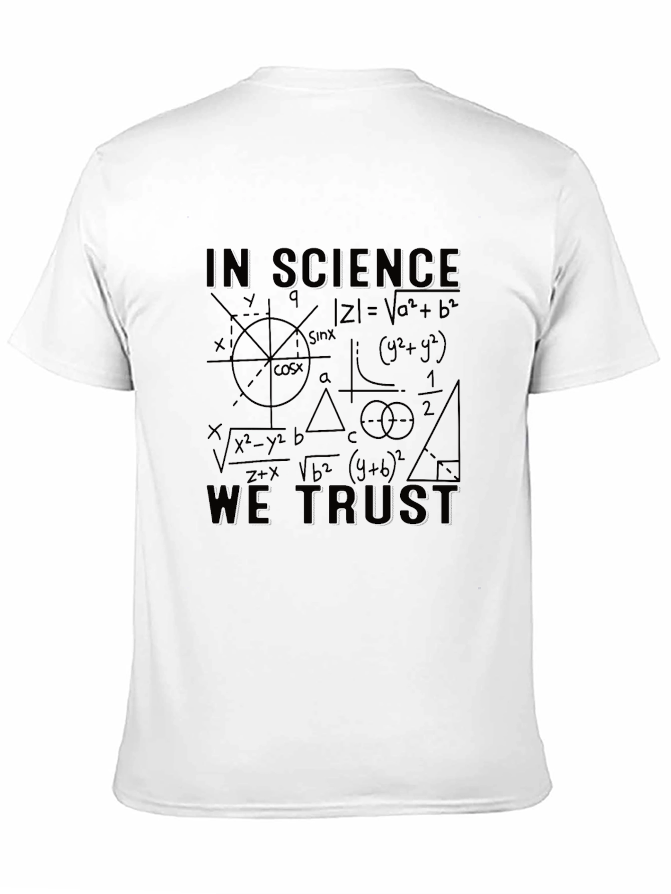 Black Science Equations Graphic Print Tee view 11