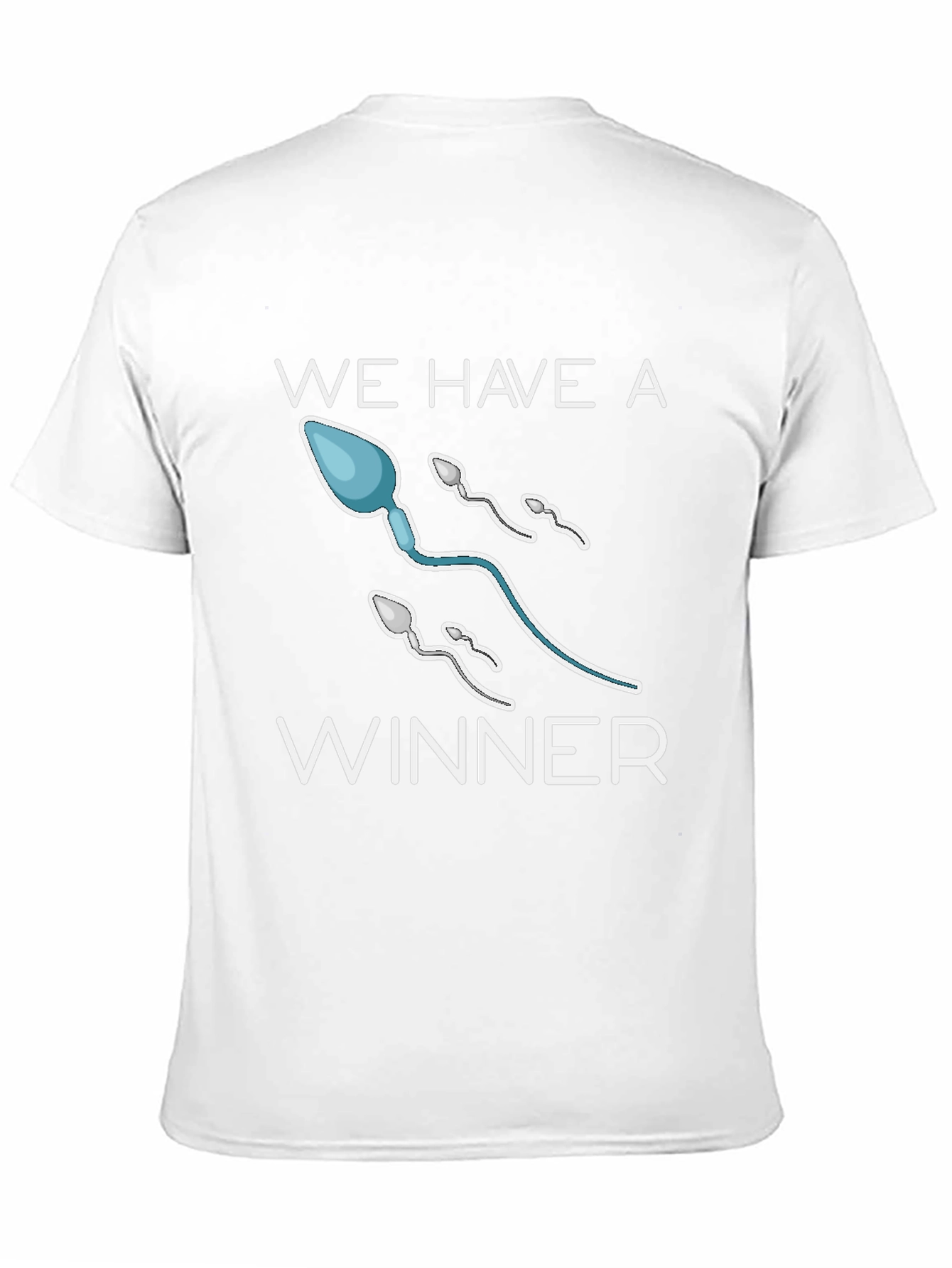 Black We Have a Winner Funny T-Shirt view 11