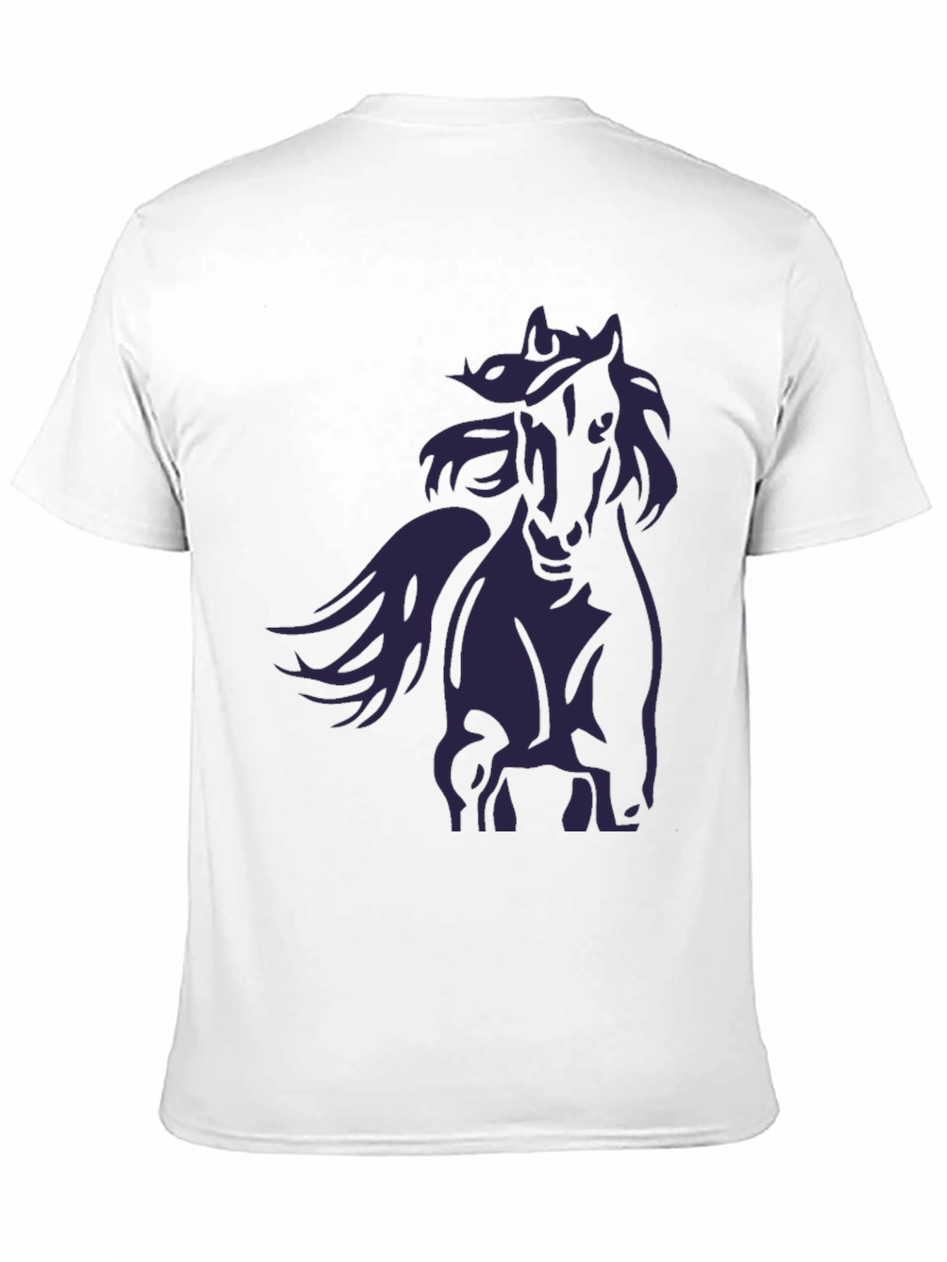 Black Black Horse Graphic T-Shirt - Stylish Men's Tee view 11