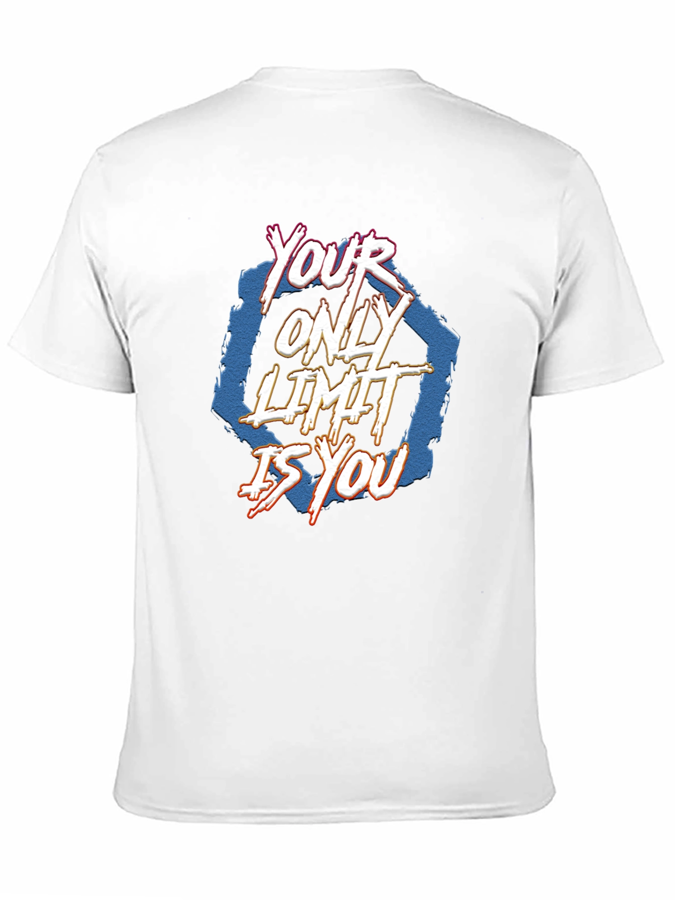 Black Your Only Limit Is You T-Shirt - Motivational Tee view 11