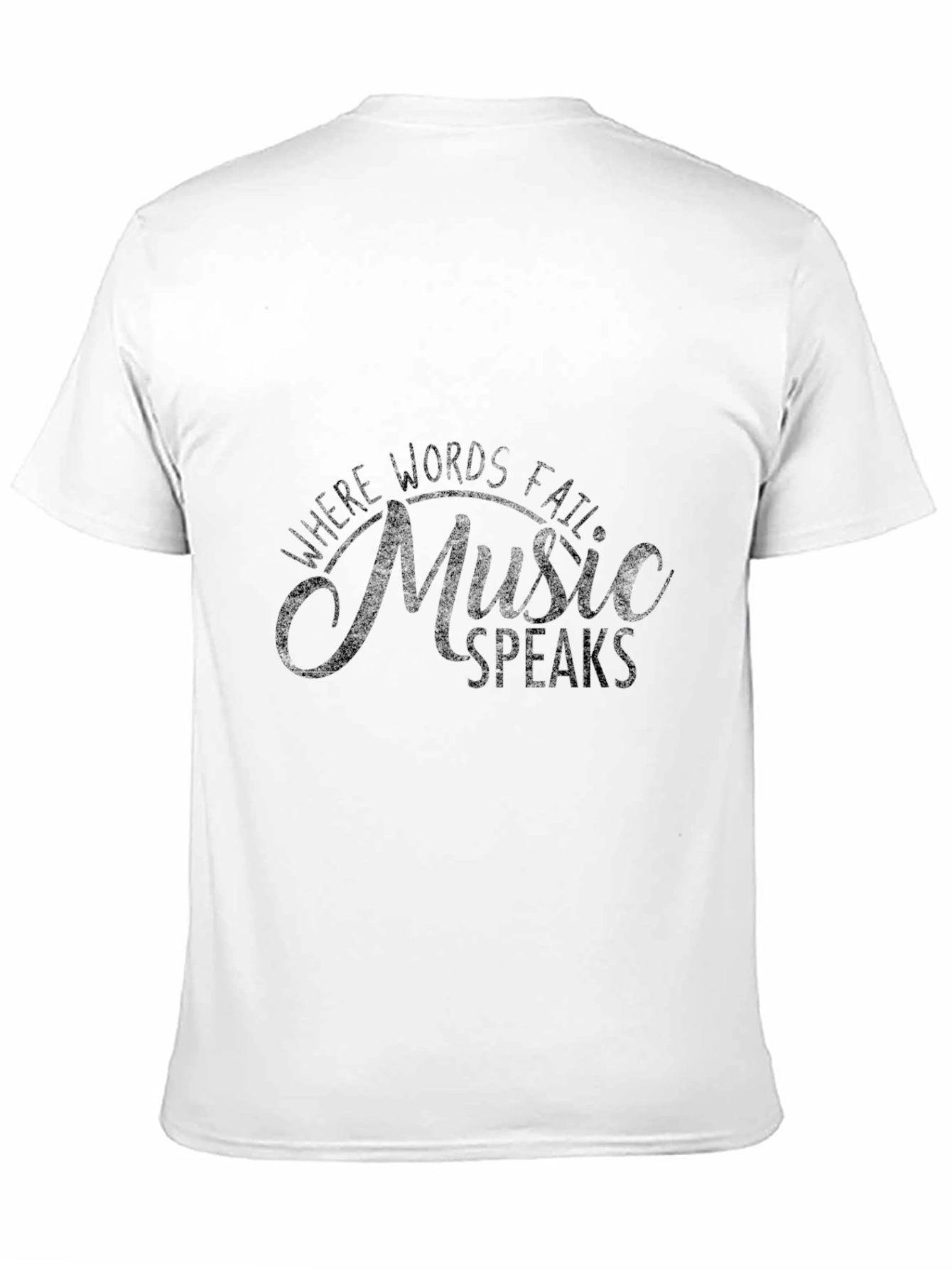 Black Music Speaks Graphic T-Shirt view 11