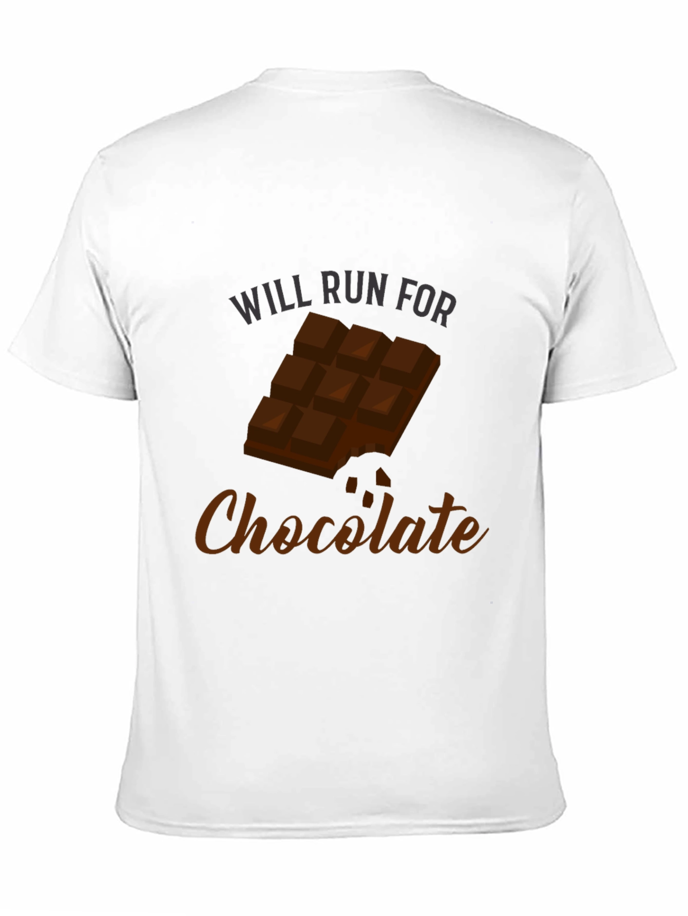 Black Will Run For Chocolate Graphic Tee view 11