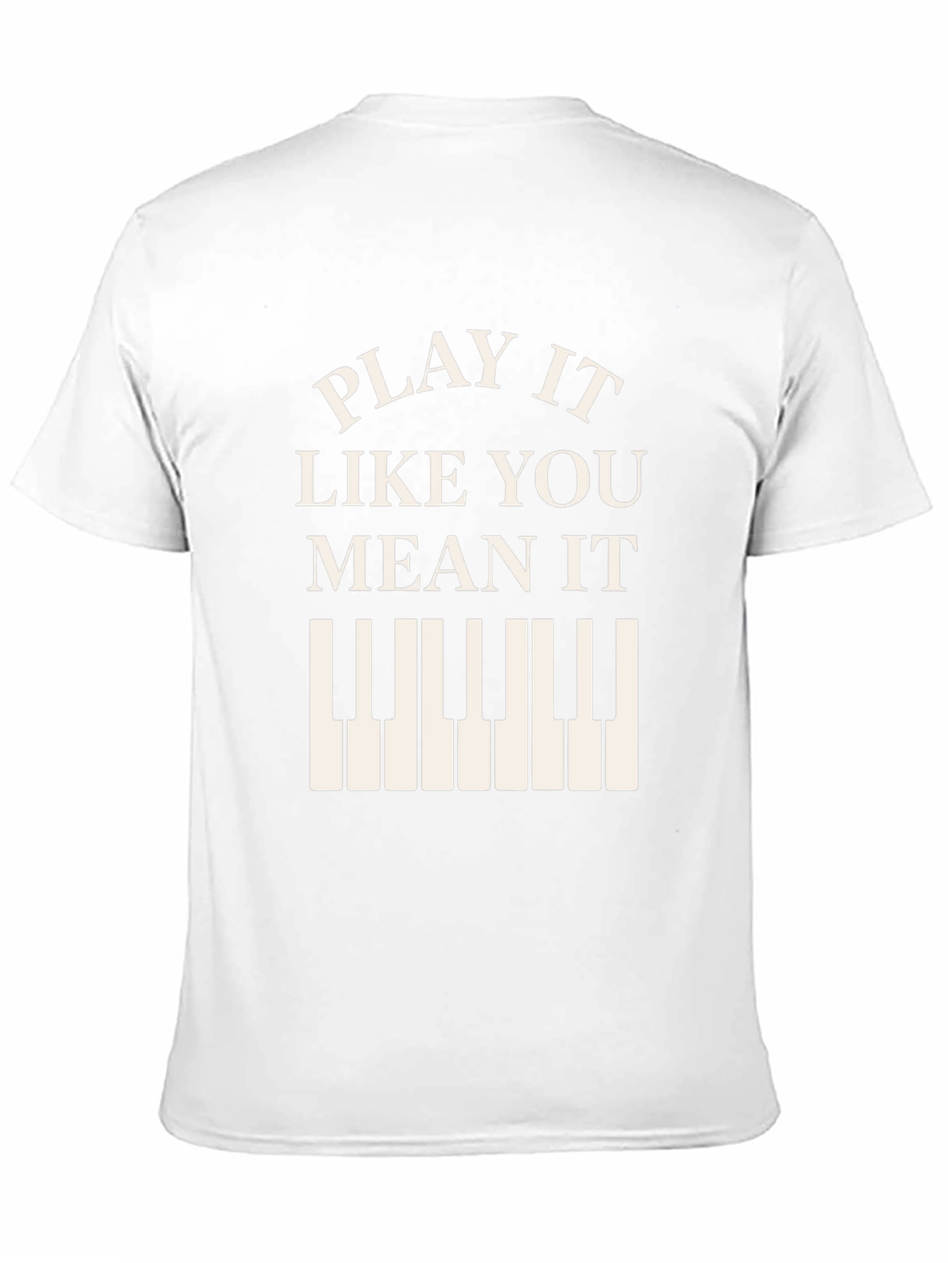 Black Play It Like You Mean It Piano T-Shirt view 11