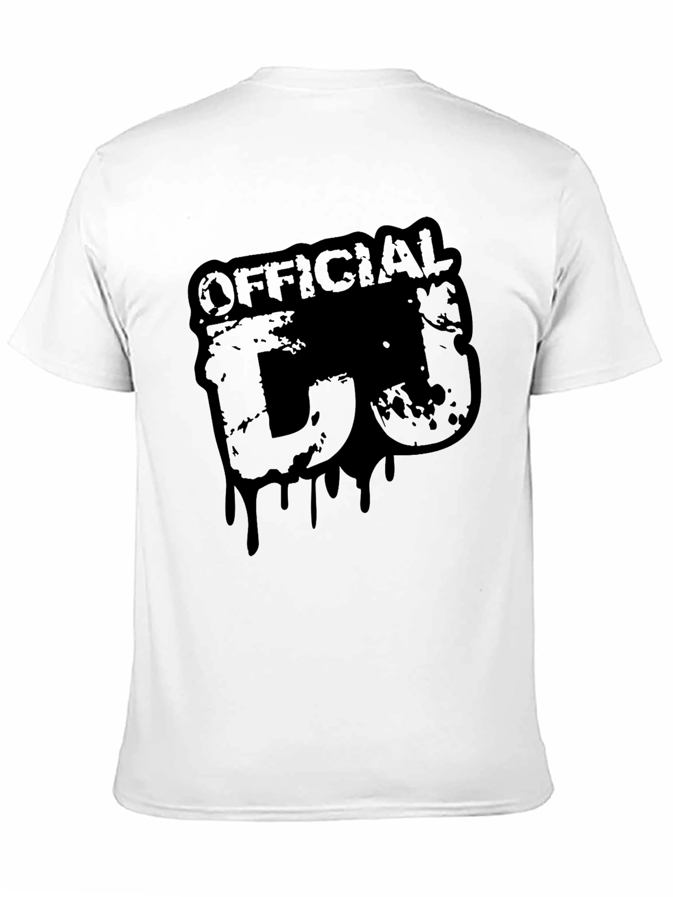 Black Official DJ Black Graphic Print T-Shirt view 11