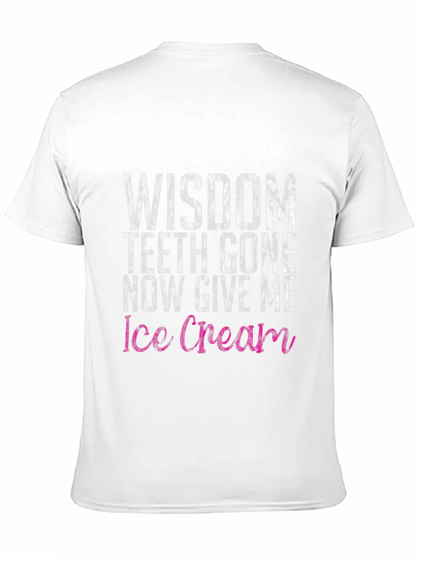 Black Wisdom Teeth Ice Cream Funny Graphic Tee view 11